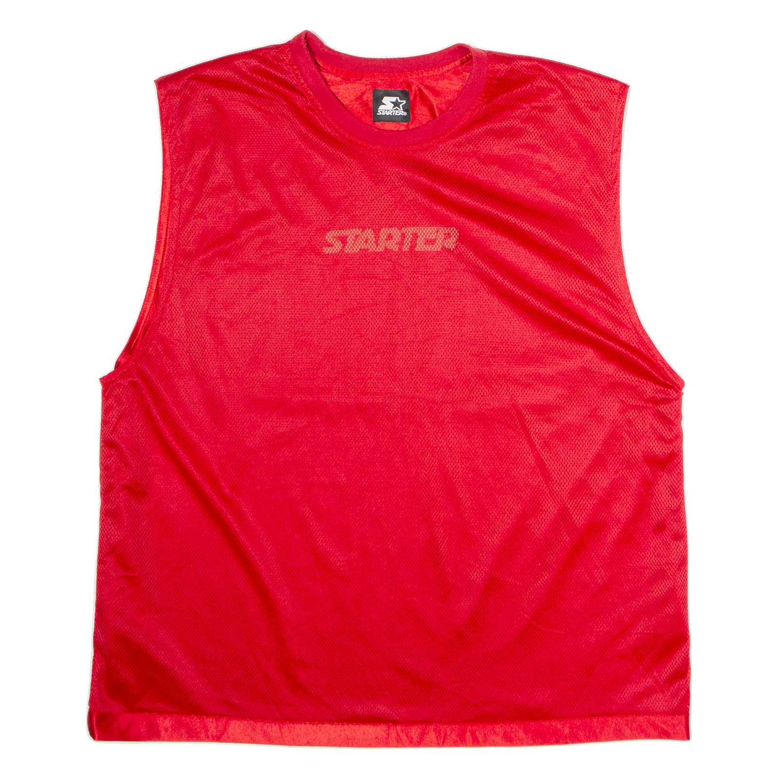 STARTER Basketball Mens Jersey Red Sleeveless Crew Neck XL Refurbished - N/A refurbished available on Cerqular