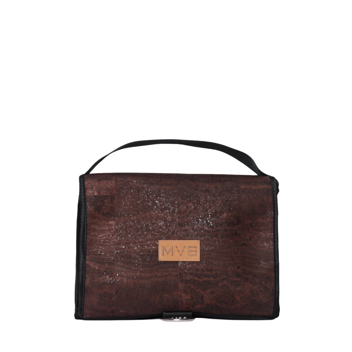 The Vegan Toiletry Bag dark brown Refurbished - My Vegan Bags refurbished available on Cerqular