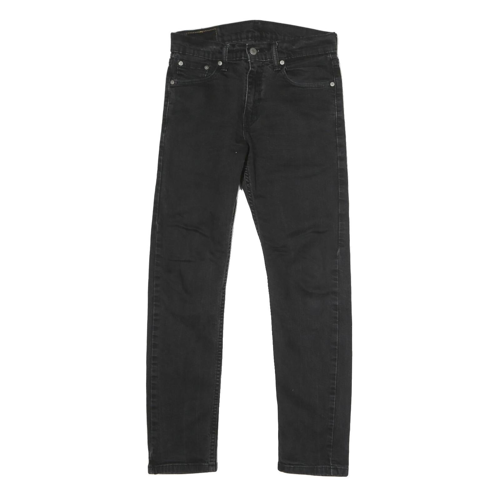 LEVI'S 501 Mens Slim Black Denim Jeans W30 L32 Classic Cotton Zip Refurbished - N/A refurbished available on Cerqular