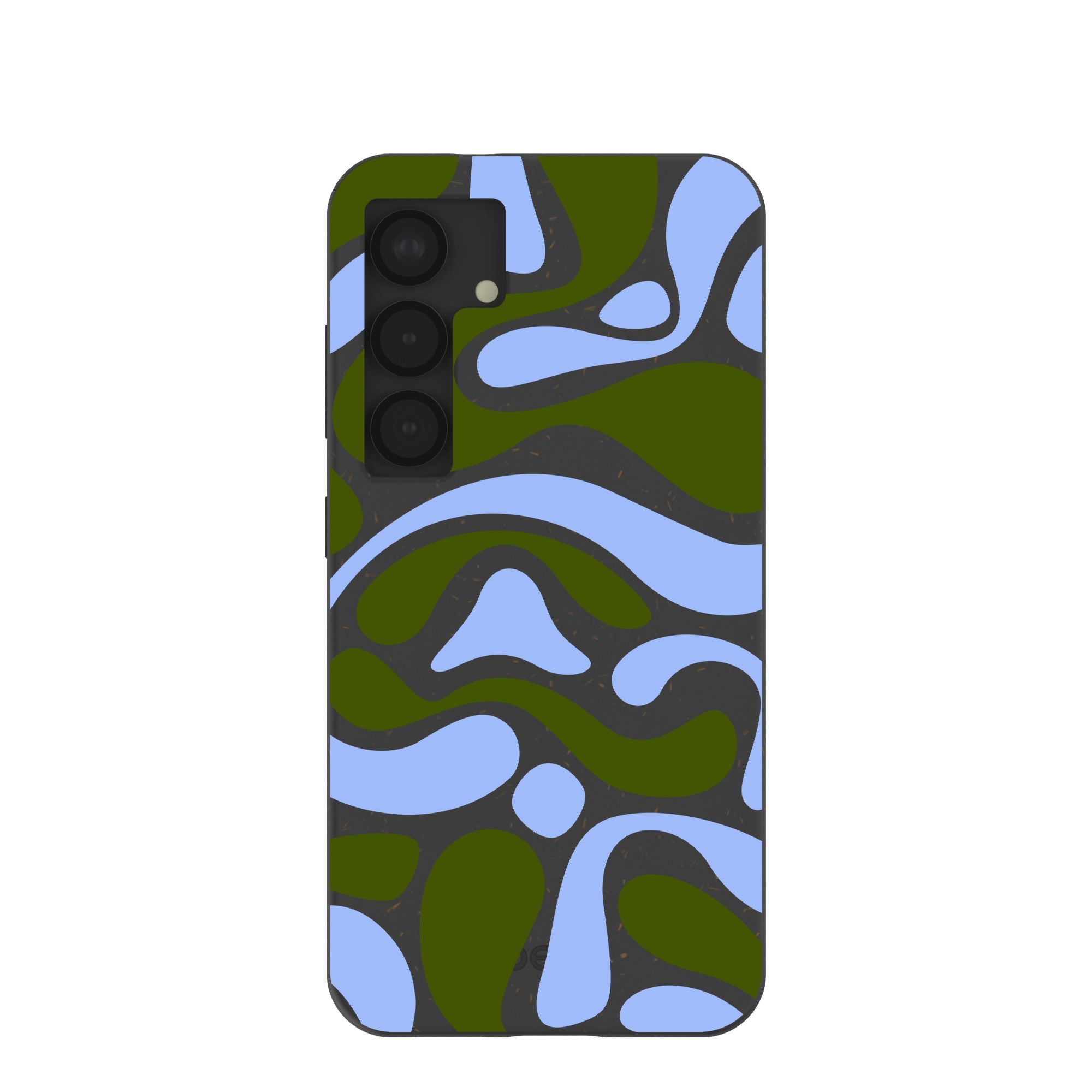 Black Curve and Flow Samsung Galaxy S25 Case Refurbished - Pela Case refurbished available on Cerqular