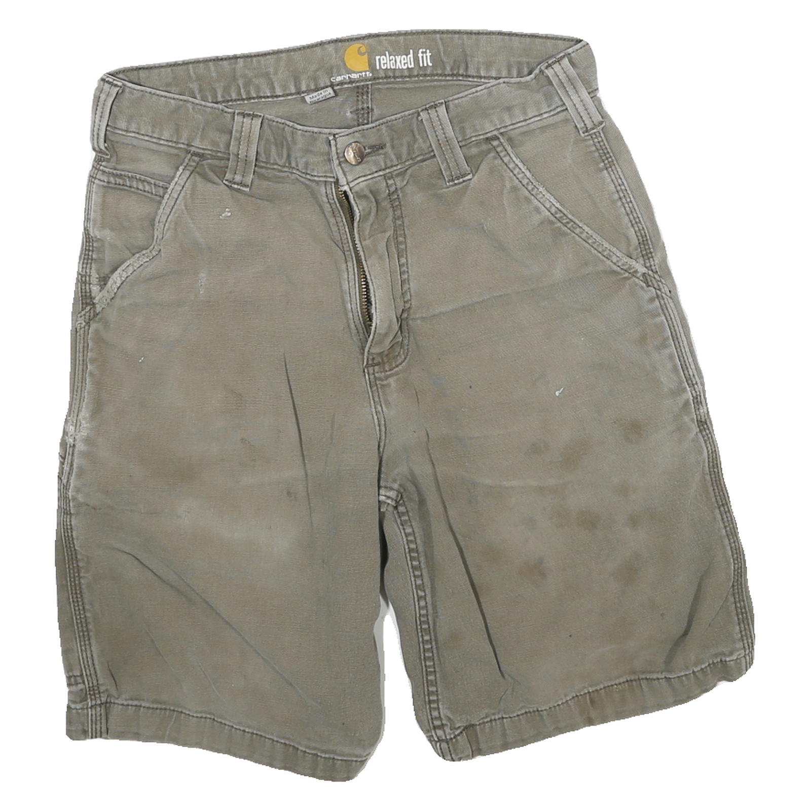 CARHARTT Mens Shorts Beige Casual Relaxed Fit M W28 Workwear Cotton Blend Refurbished - N/A refurbished available on Cerqular