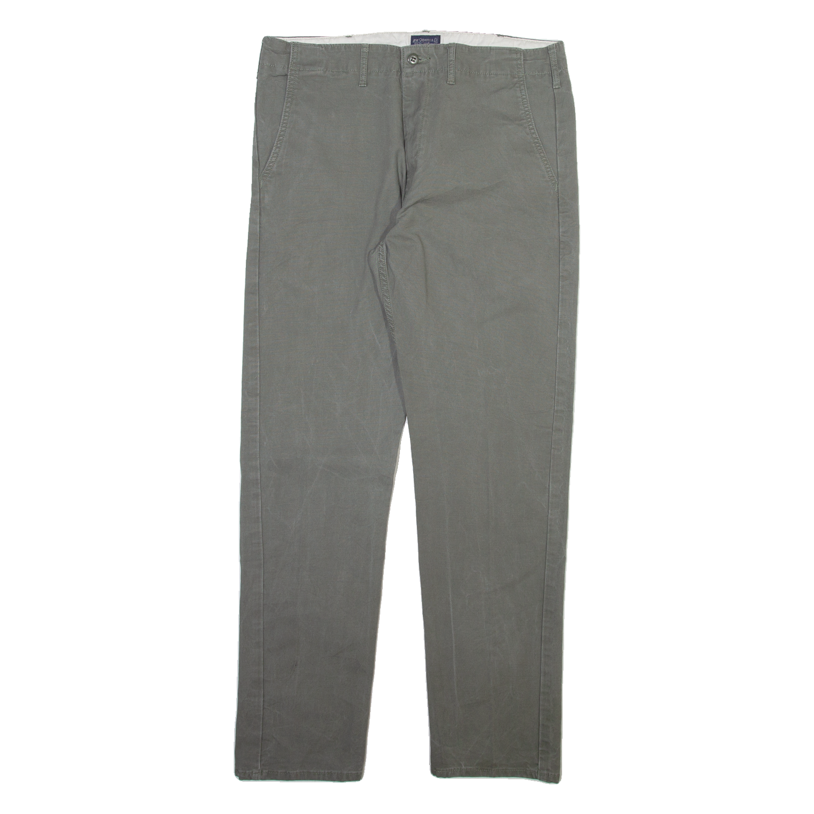 LEVI'S Mens Trousers Grey Regular Straight W33 L32 Refurbished - N/A refurbished available on Cerqular