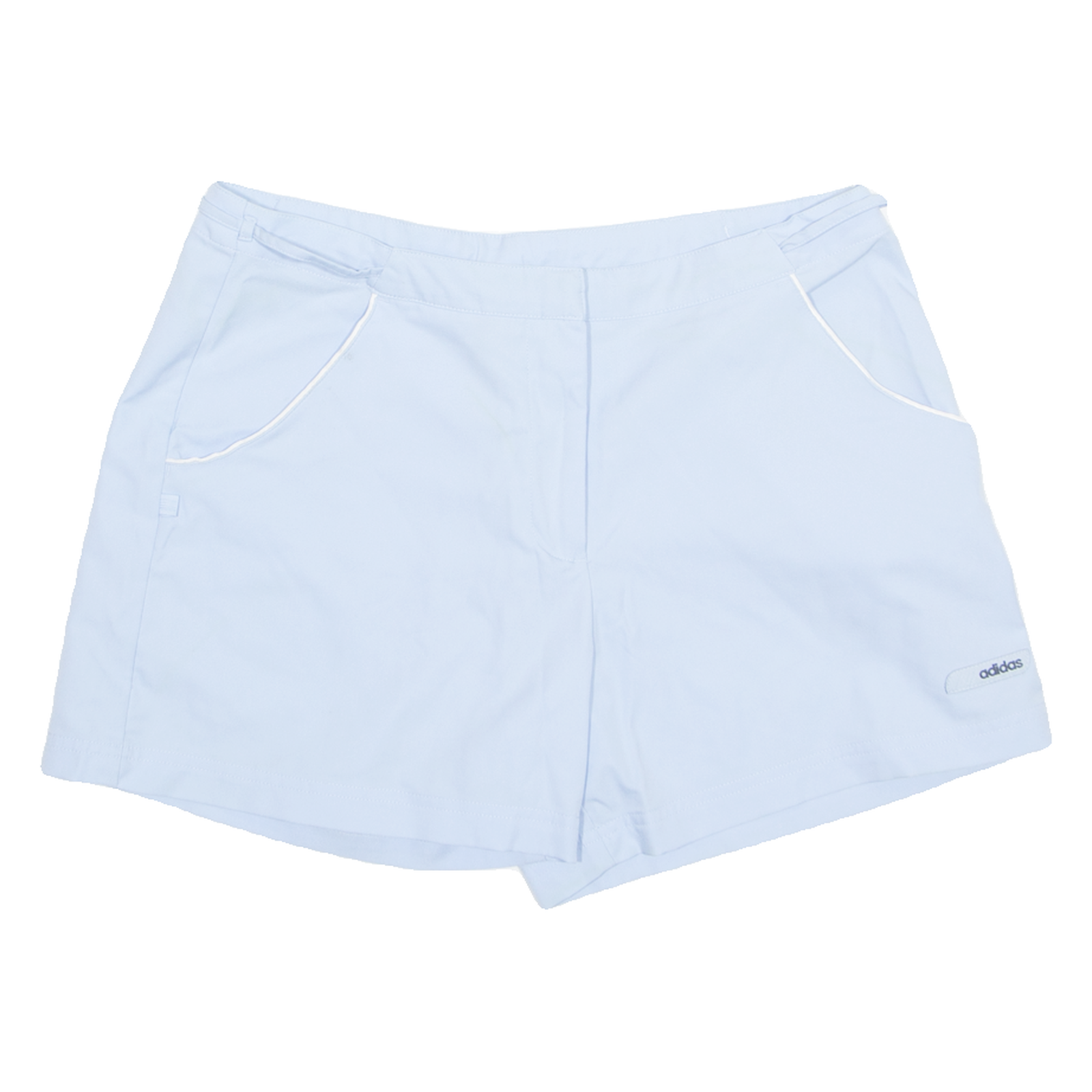 ADIDAS Womens Sports Shorts Blue Relaxed UK 12 W30 Refurbished - N/A refurbished available on Cerqular