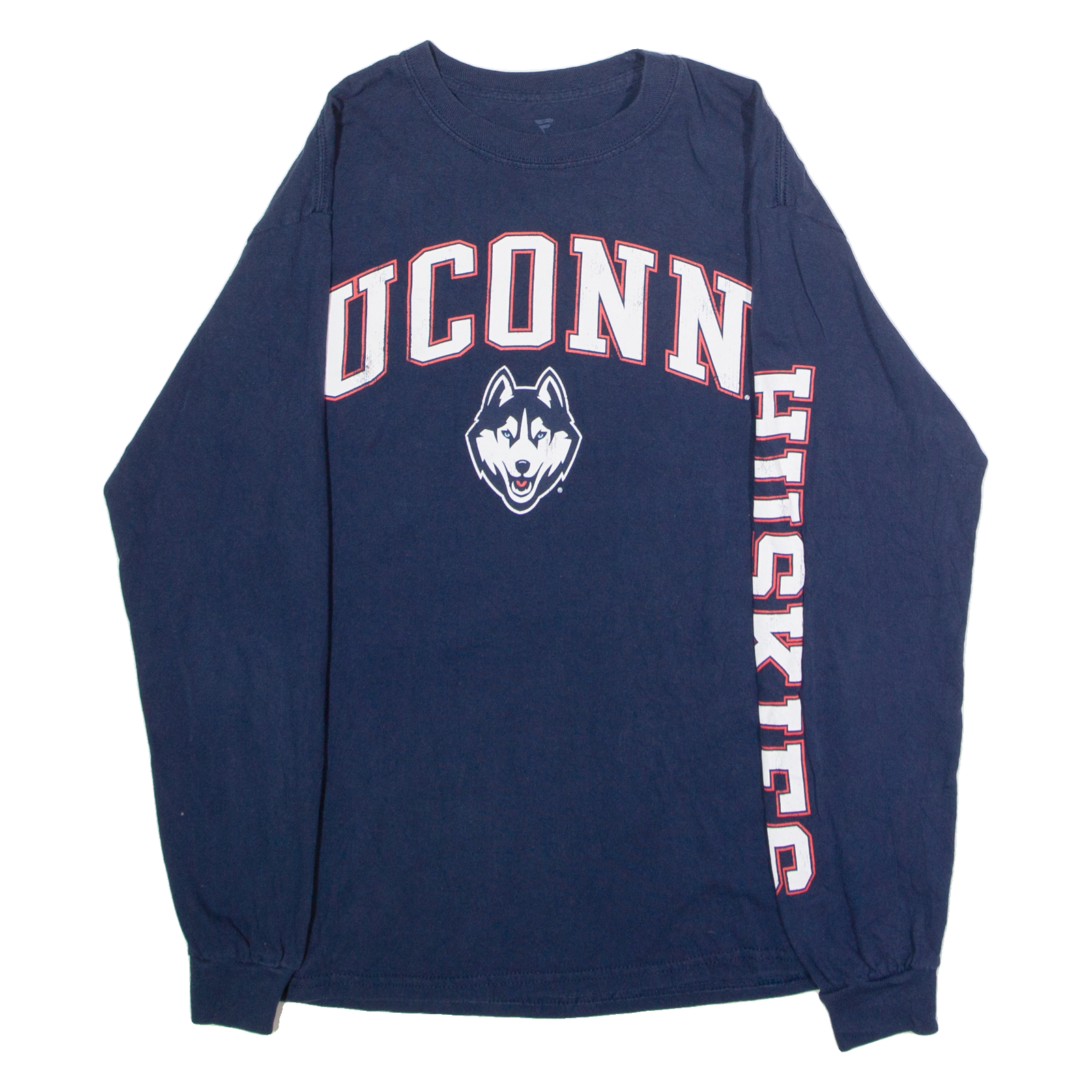 FANATICS University Of Connecticut Huskies Mens T-Shirt Blue USA Crew Neck M Refurbished - N/A refurbished available on Cerqular