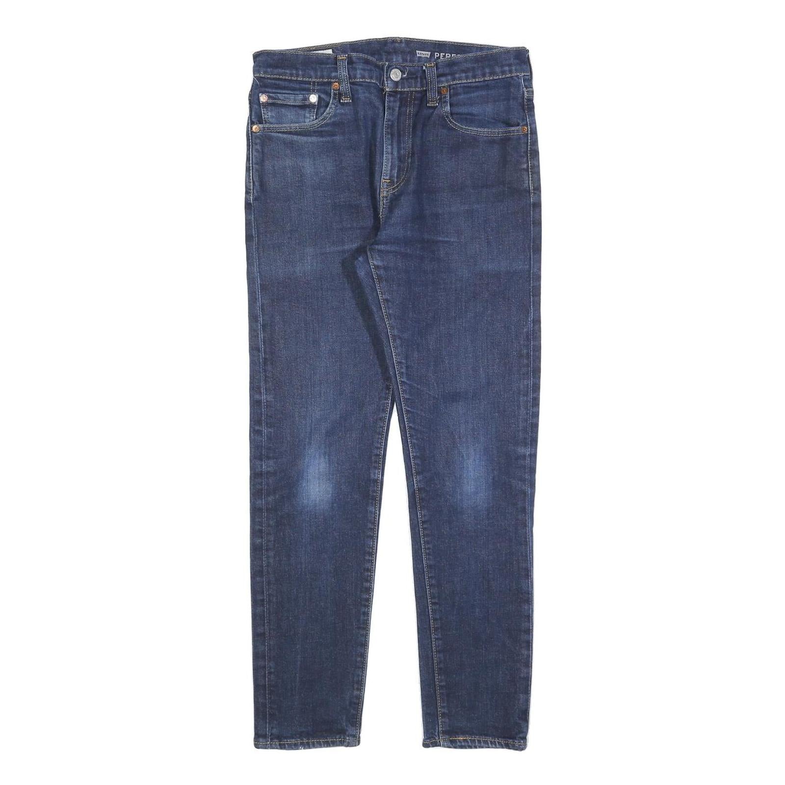 LEVI'S 512 Big E Mens Blue Slim Skinny Denim Medium W30 L27 Cotton Blend Zip Refurbished - N/A refurbished available on Cerqular