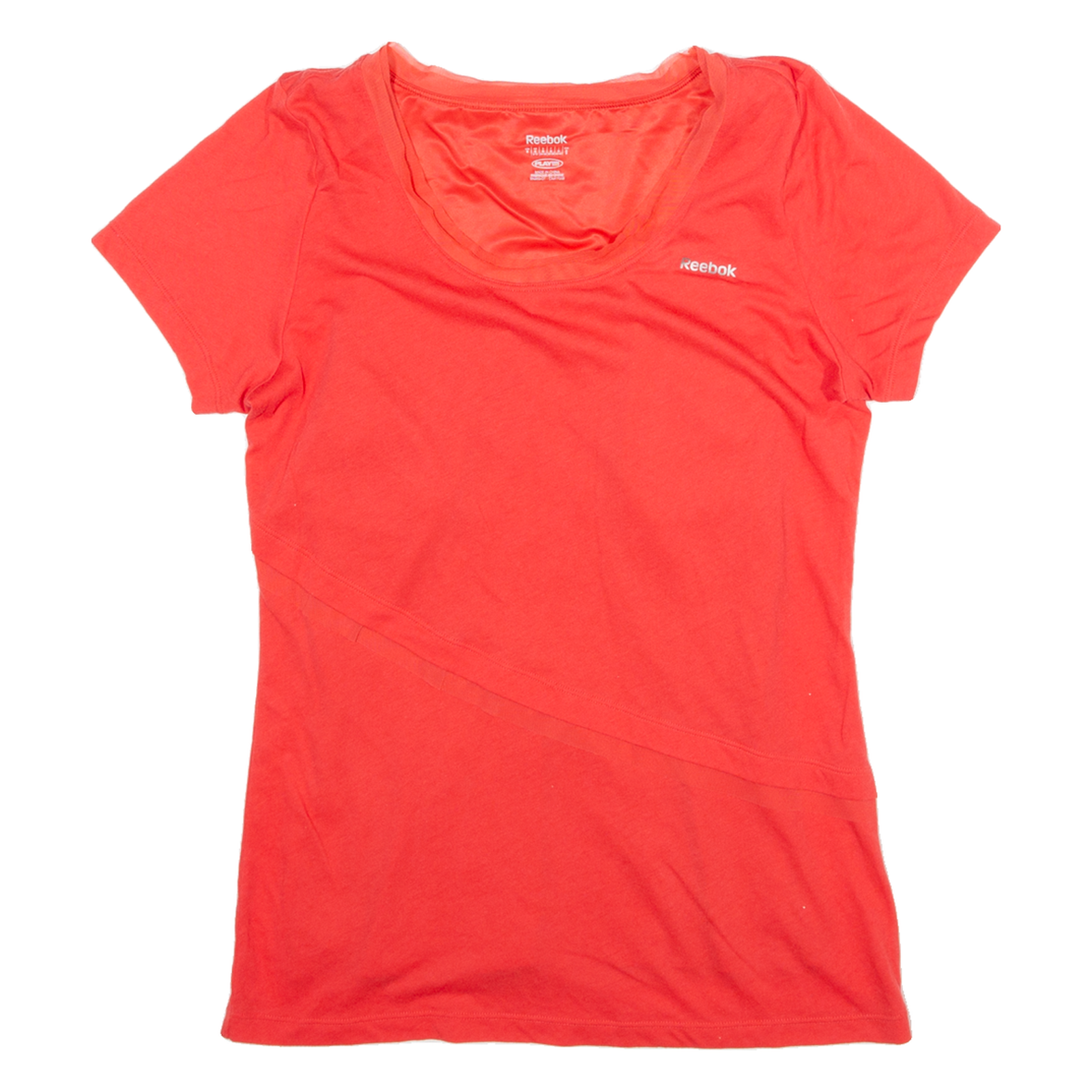 REEBOK Womens T-Shirt Orange S Refurbished - N/A refurbished available on Cerqular