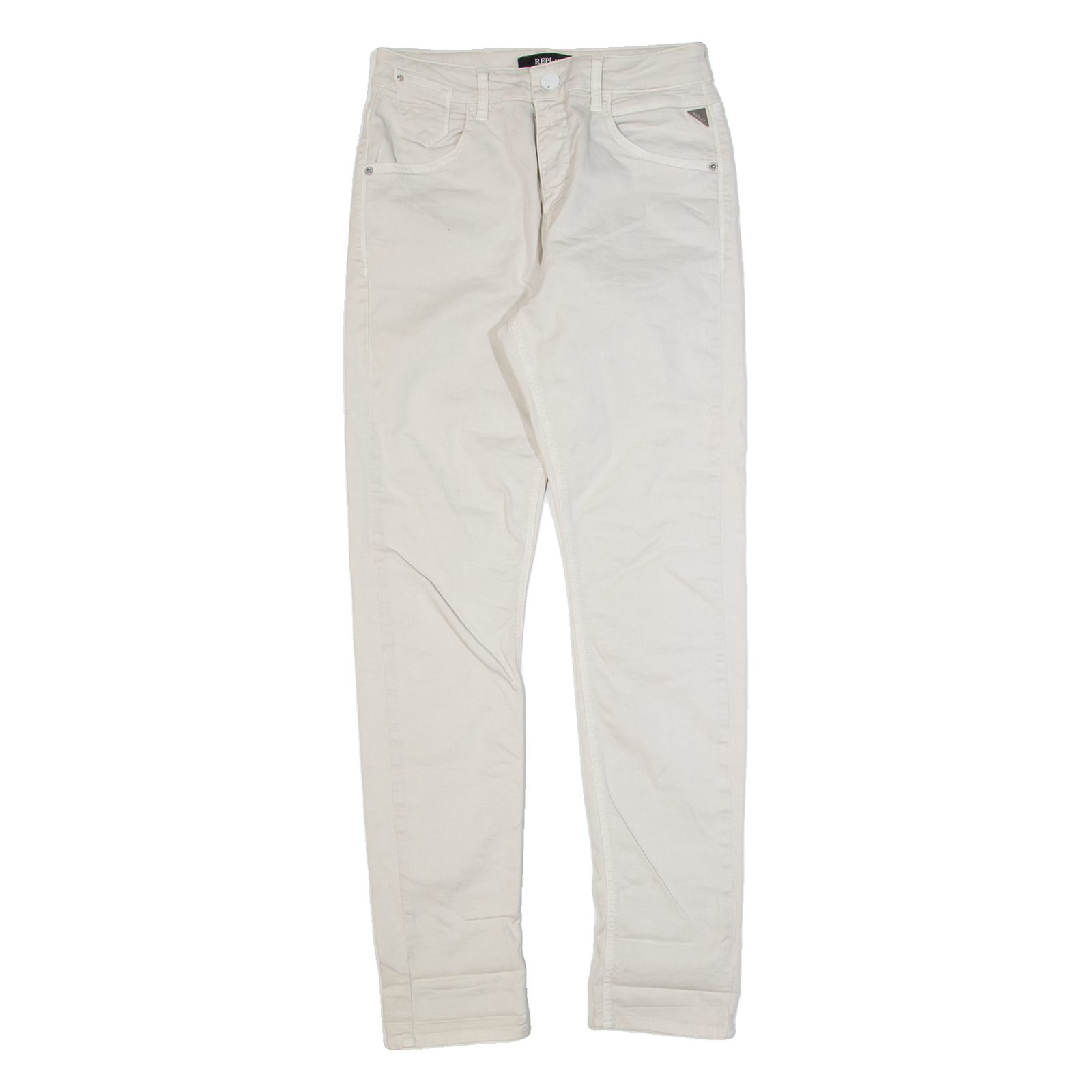 REPLAY Marty Womens Jeans Beige Regular Skinny W26 L30 Refurbished - N/A refurbished available on Cerqular