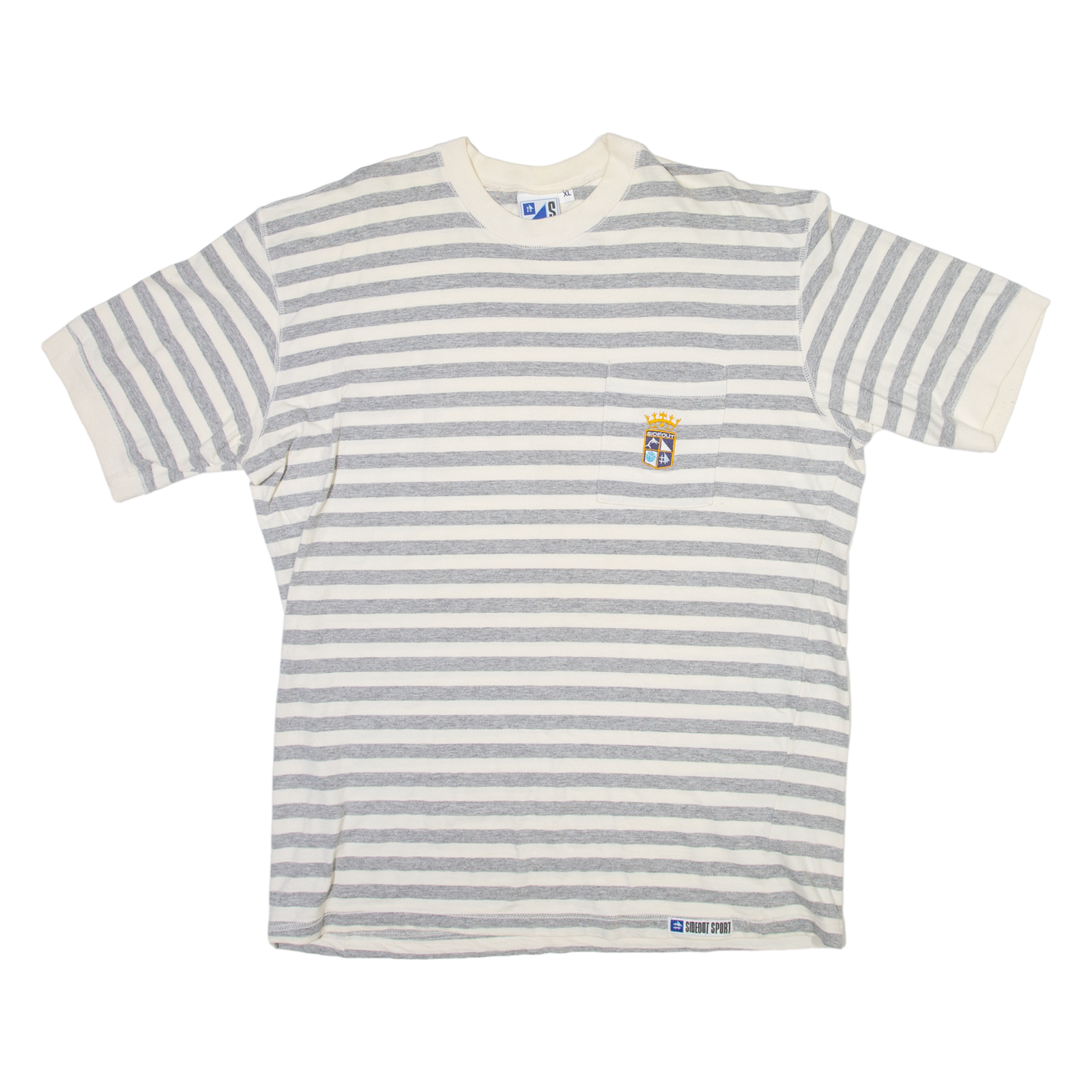 SIDEOUT SPORT Mens T-Shirt Grey XL Refurbished - N/A refurbished available on Cerqular