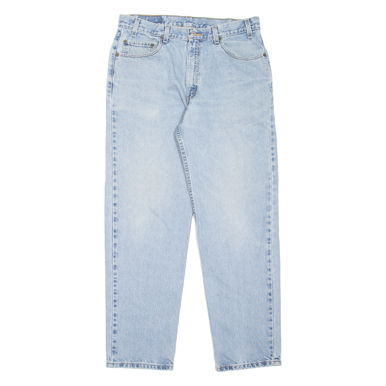 LEVI'S Mens Jeans Blue Relaxed Straight 90s Stone Wash W33 L32 Refurbished - N/A refurbished available on Cerqular