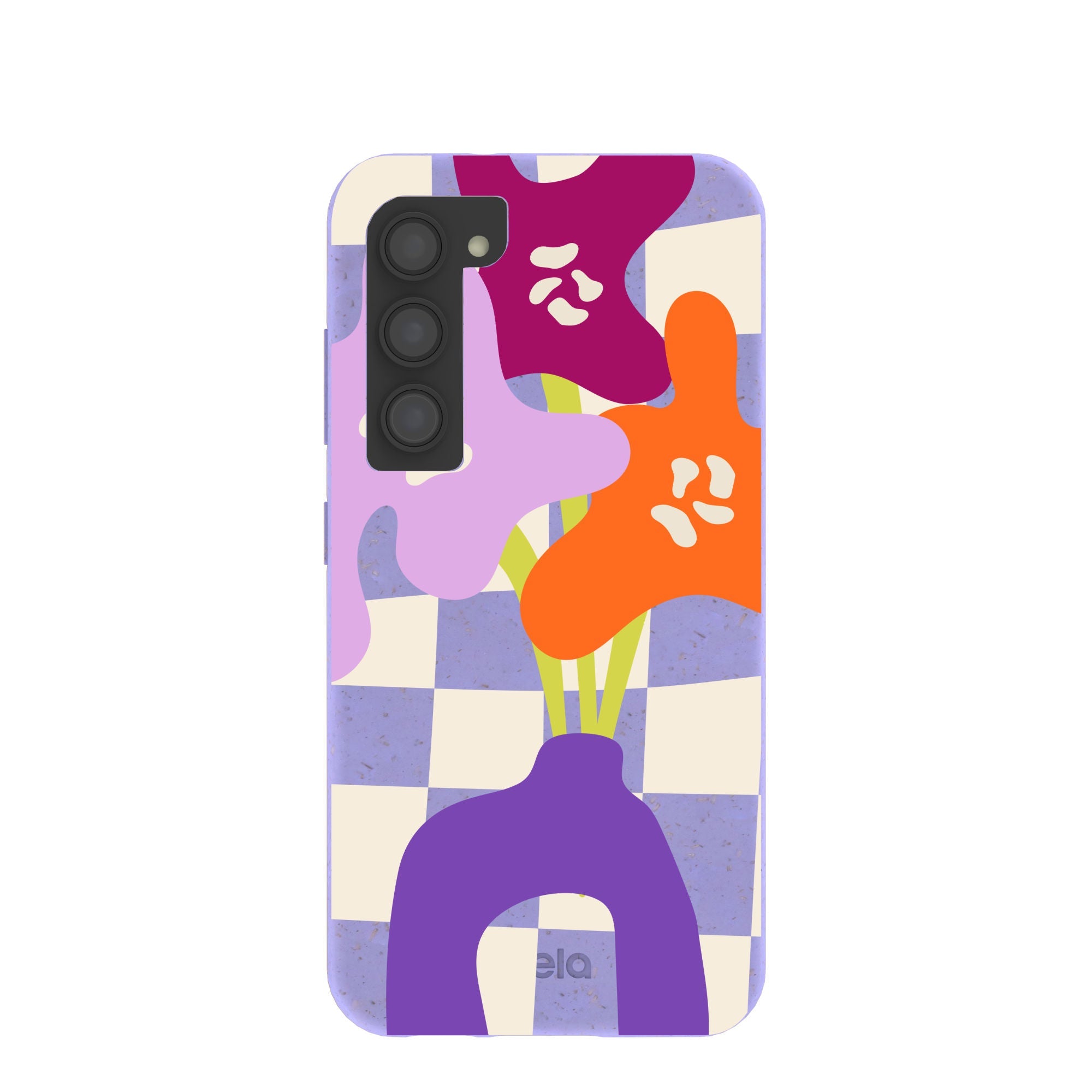 Lavender Bright Blooms Samsung Galaxy S23 Case Refurbished - Pela Case refurbished available on Cerqular