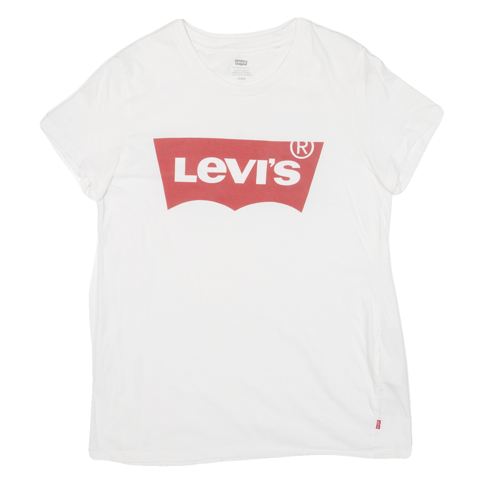 LEVI'S Mens T-Shirt White M Refurbished - N/A refurbished available on Cerqular