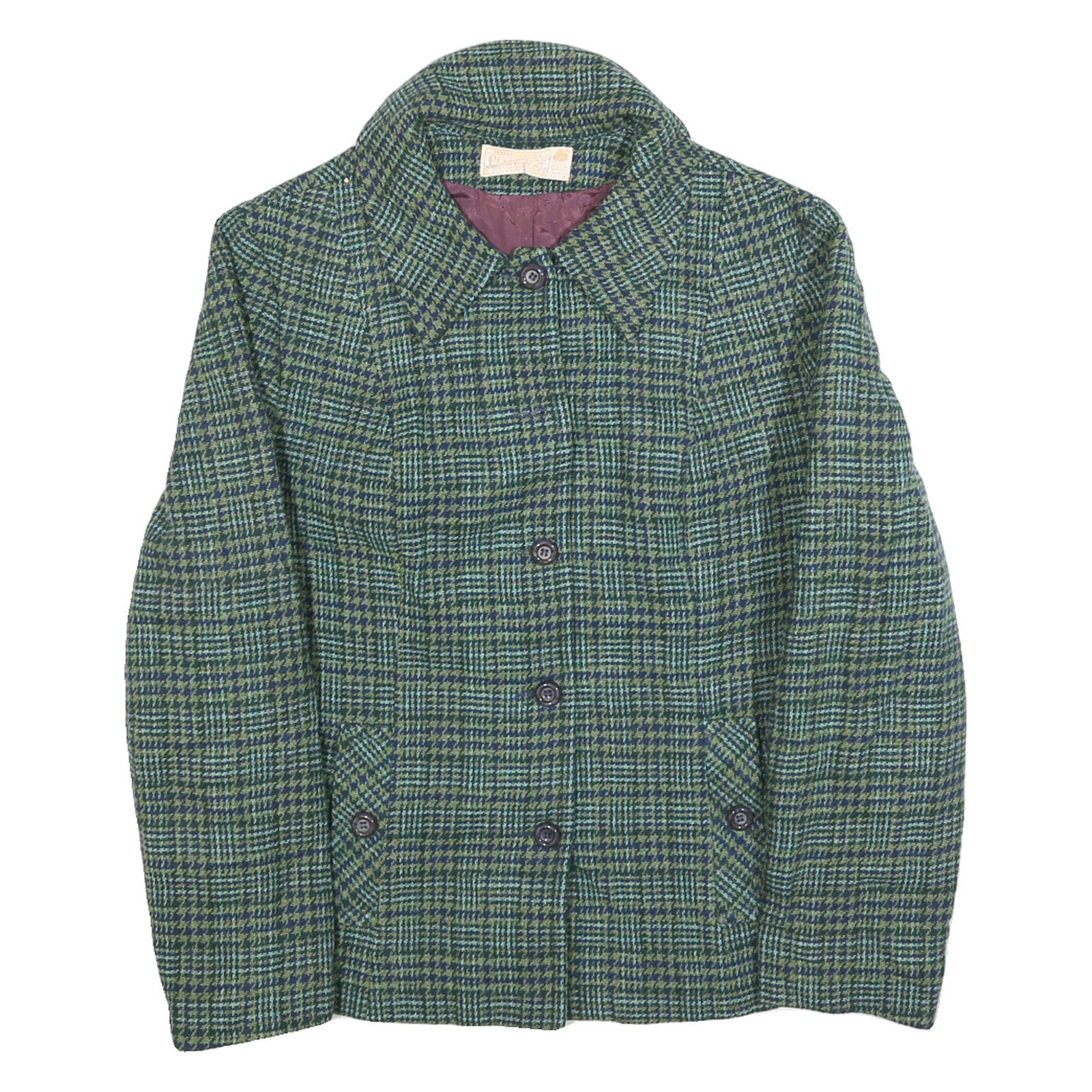 Buy PENDLETON Womens Green & Blue Wool Check Button Jacket M Wool Blend Refurbished - $113.09 PENDLETON Womens Green & Blue Wool Check Button Jacket M Wool Blend Refurbished - N/A refurbished available on Cerqular
