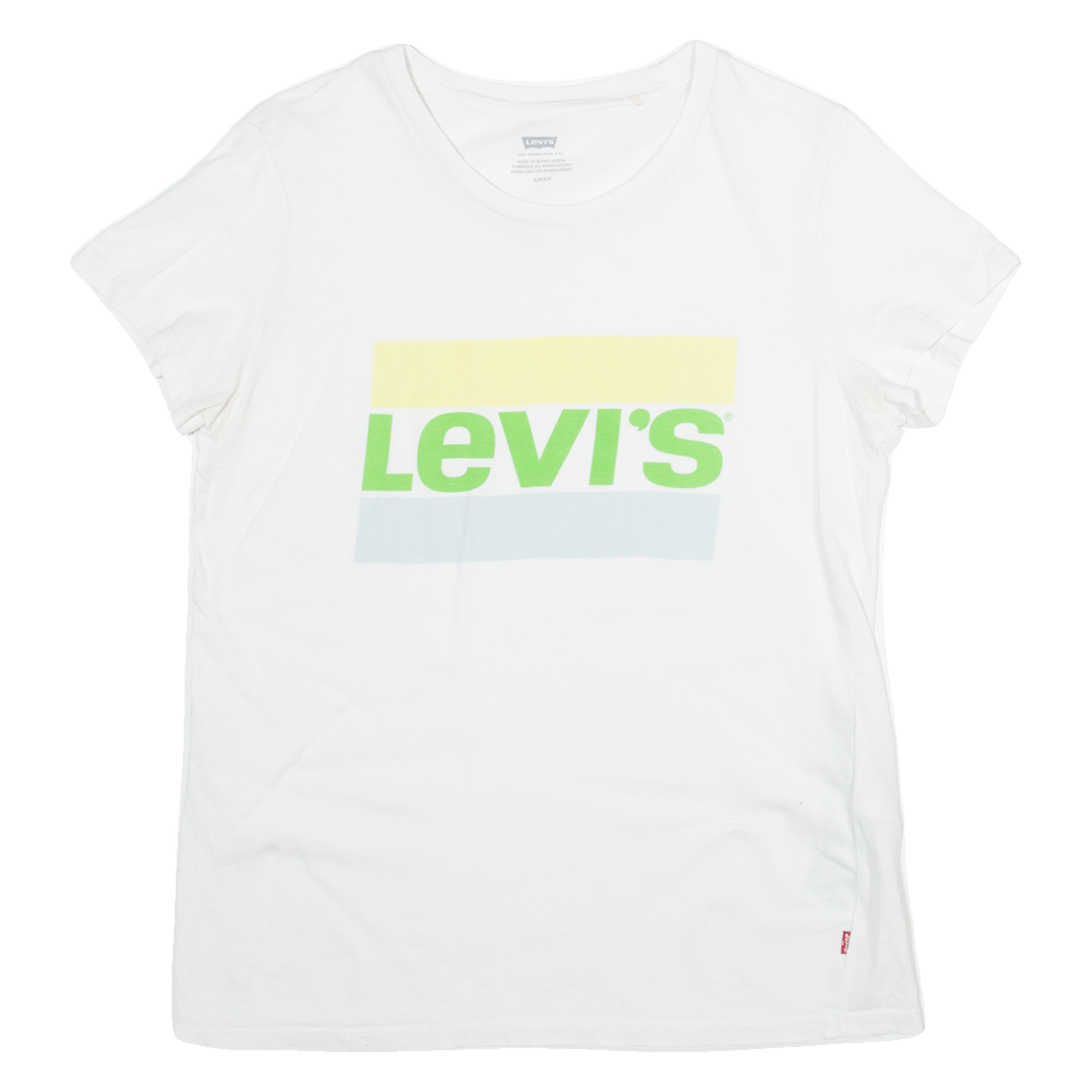 LEVI'S Womens T-Shirt White S Refurbished - N/A refurbished available on Cerqular