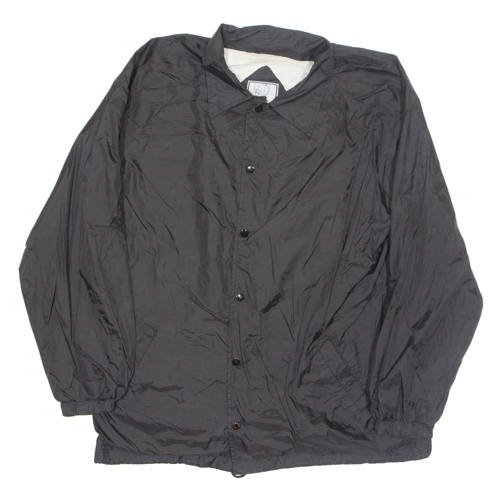 RENEGADE Mens Coach Jacket Black Nylon L Refurbished - N/A refurbished available on Cerqular