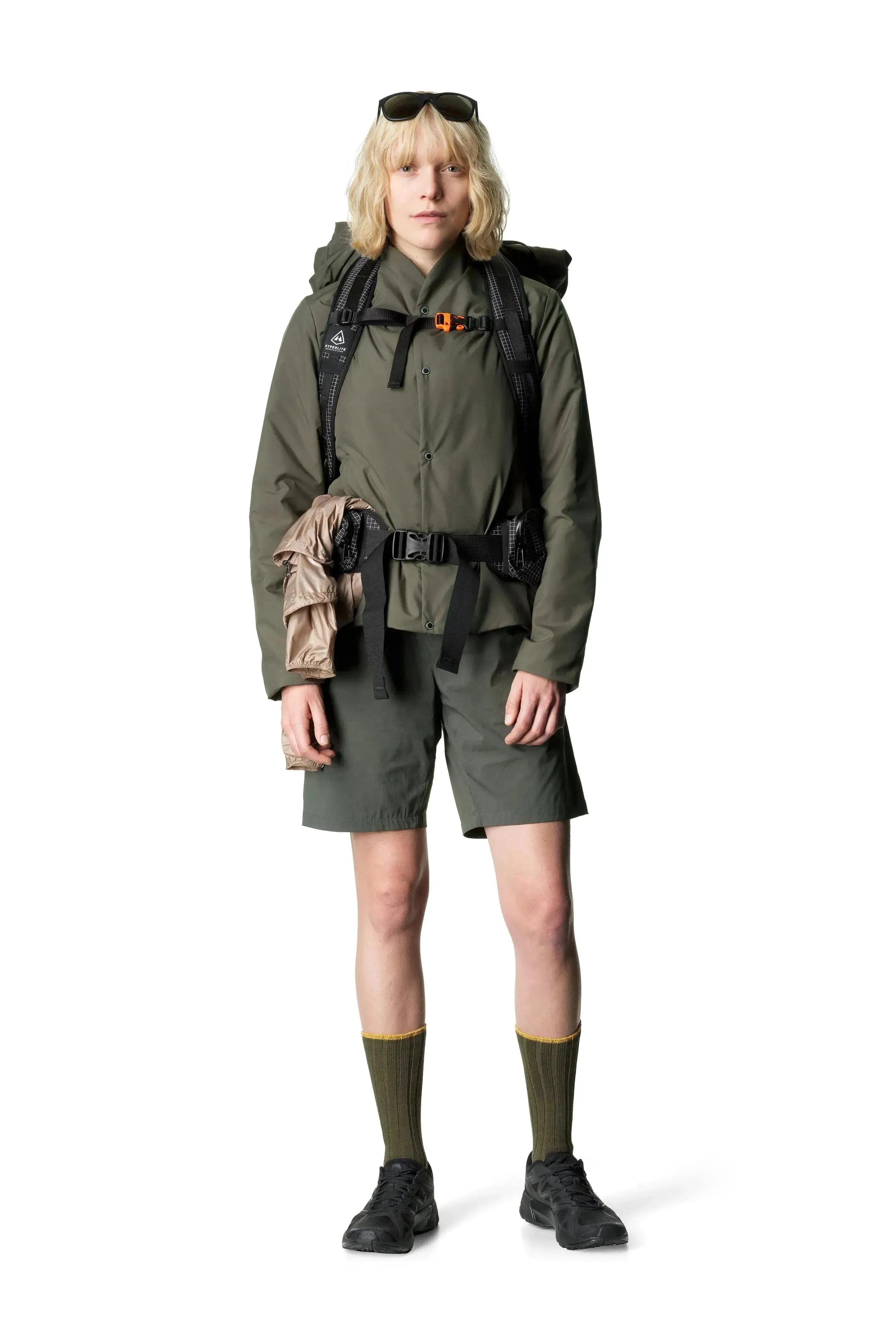 W's Wadi Shorts | Color: baremark green | Size: XL Refurbished - Houdini Sportswear refurbished available on Cerqular
