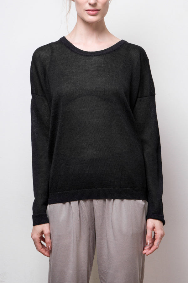 Buy nini sheer cotton pullover - midnight | Size: medium Refurbished - $295.00 nini sheer cotton pullover - midnight | Size: medium Refurbished - N/A (Note: There is no well-known brand called "AR refurbished available on Cerqular