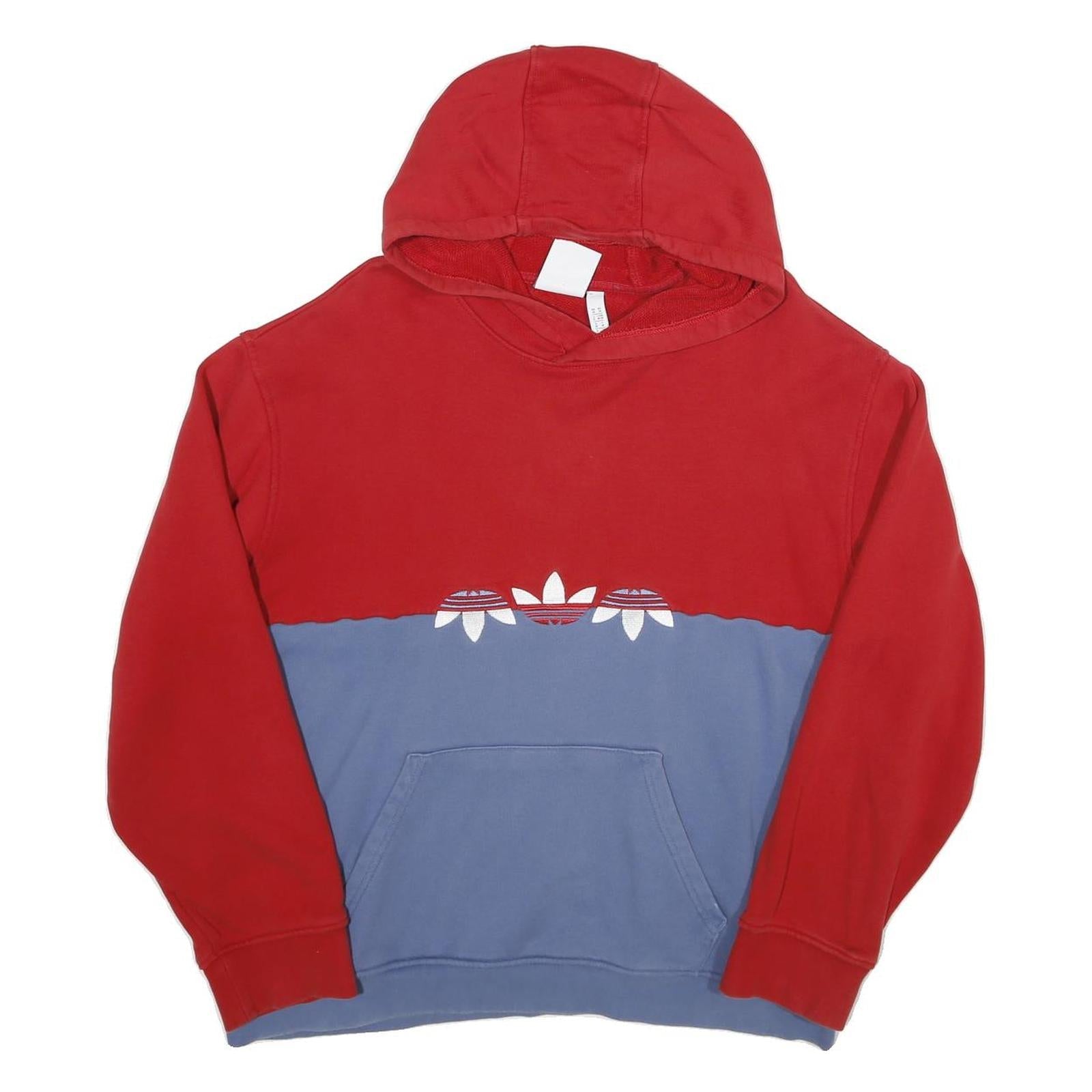 Buy ADIDAS Mens Red & Blue Hoodie M Colourblock Cotton Casual Pullover Refurbished - $33.79 ADIDAS Mens Red & Blue Hoodie M Colourblock Cotton Casual Pullover Refurbished - N/A refurbished available on Cerqular