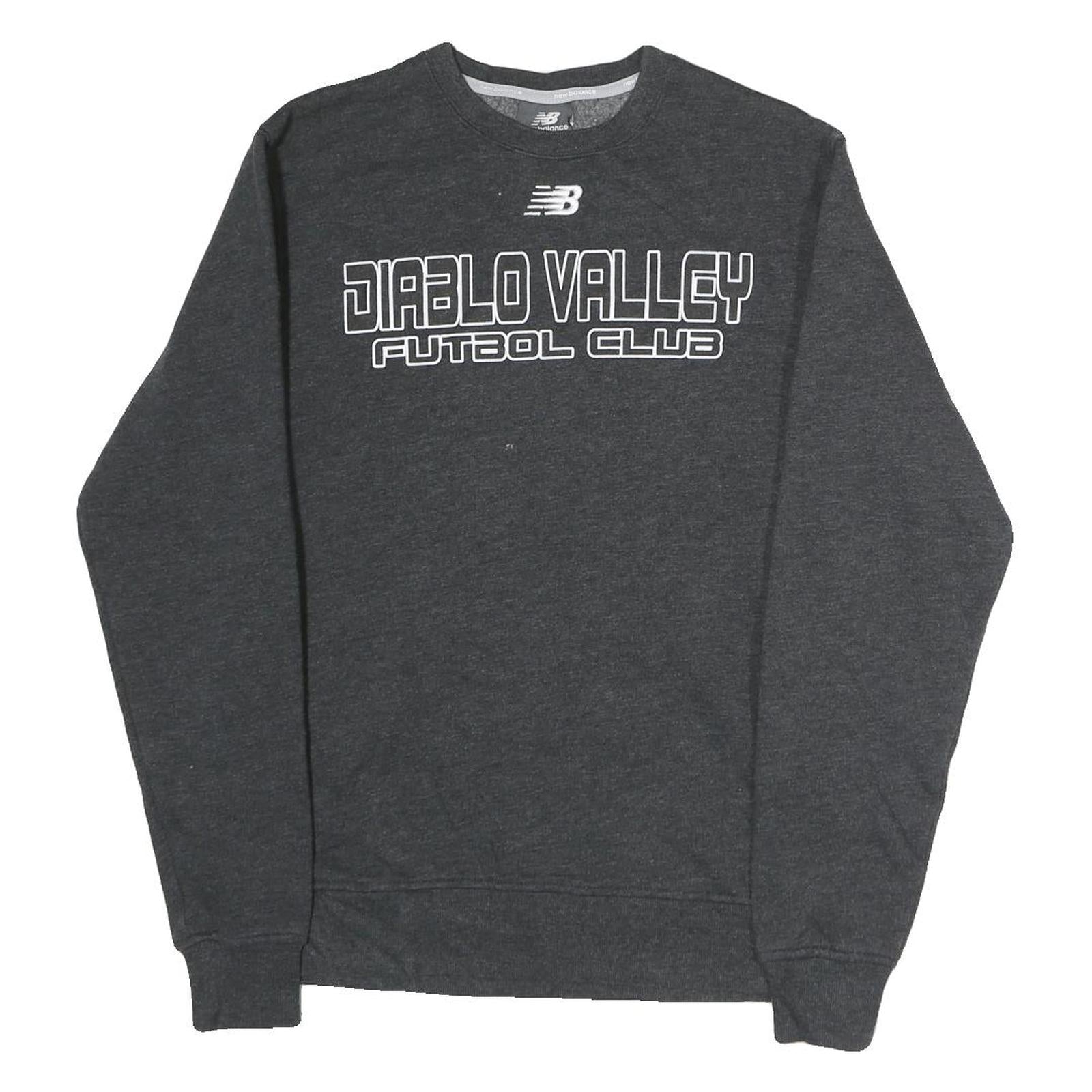 Buy NEW BALANCE Womens Charcoal Diablo Valley Futbol Club Crew Neck M Sweatshirt Refurbished - $33.79 NEW BALANCE Womens Charcoal Diablo Valley Futbol Club Crew Neck M Sweatshirt Refurbished - N/A refurbished available on Cerqular