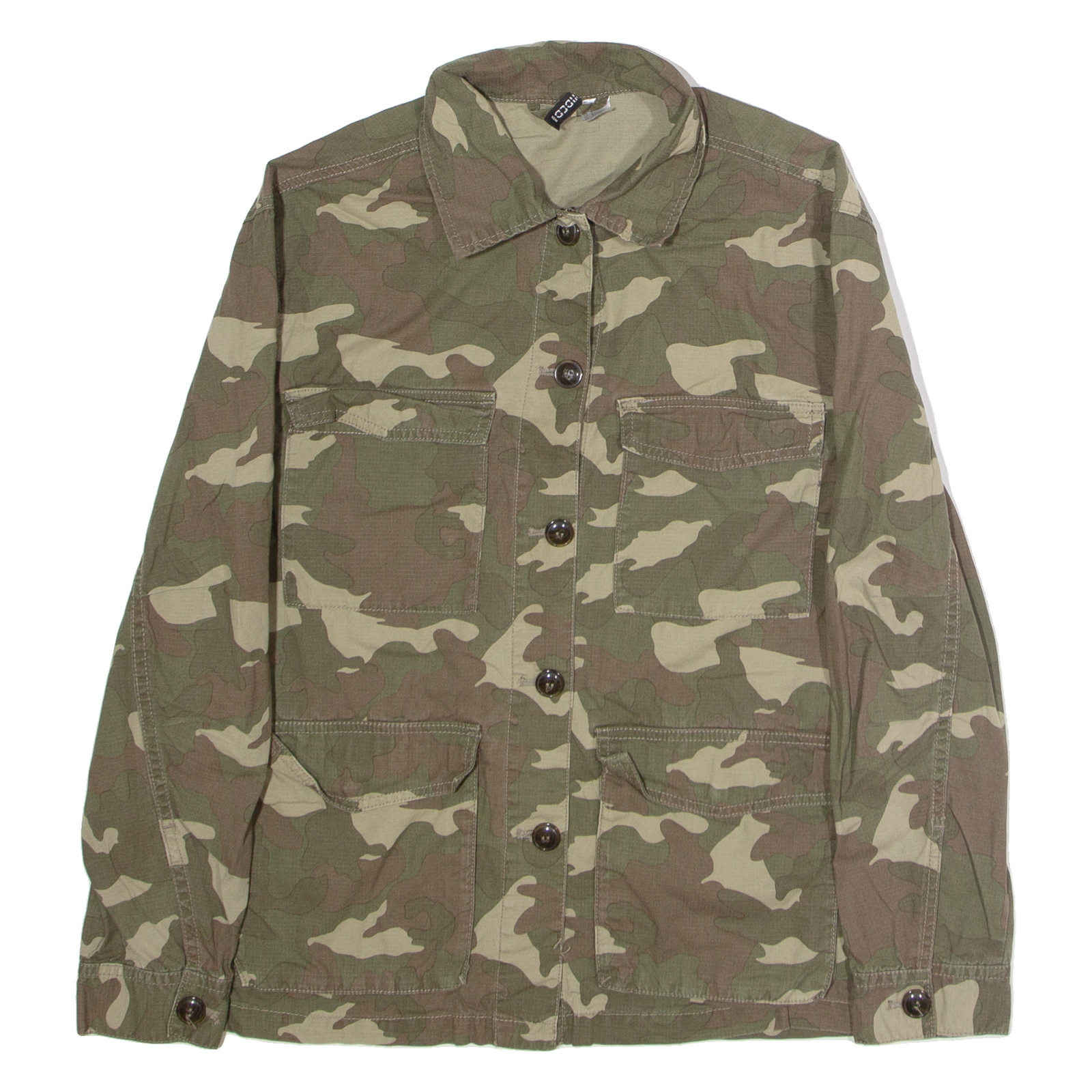 Buy H&M DIVIDED Womens Military Jacket Green Camouflage UK 8 Refurbished - $36.39 H&M DIVIDED Womens Military Jacket Green Camouflage UK 8 Refurbished - N/A refurbished available on Cerqular