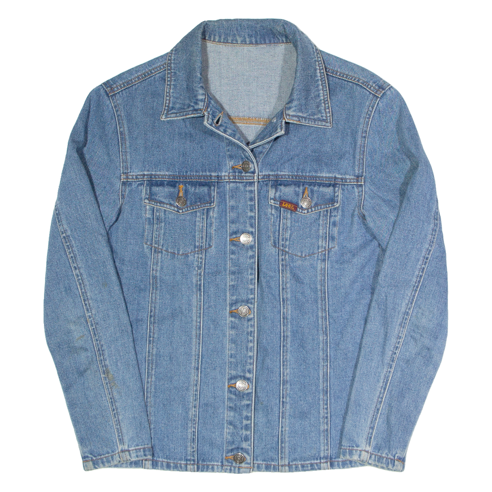 LEE Womens Denim Shirt Blue Long Sleeve M Refurbished - N/A refurbished available on Cerqular