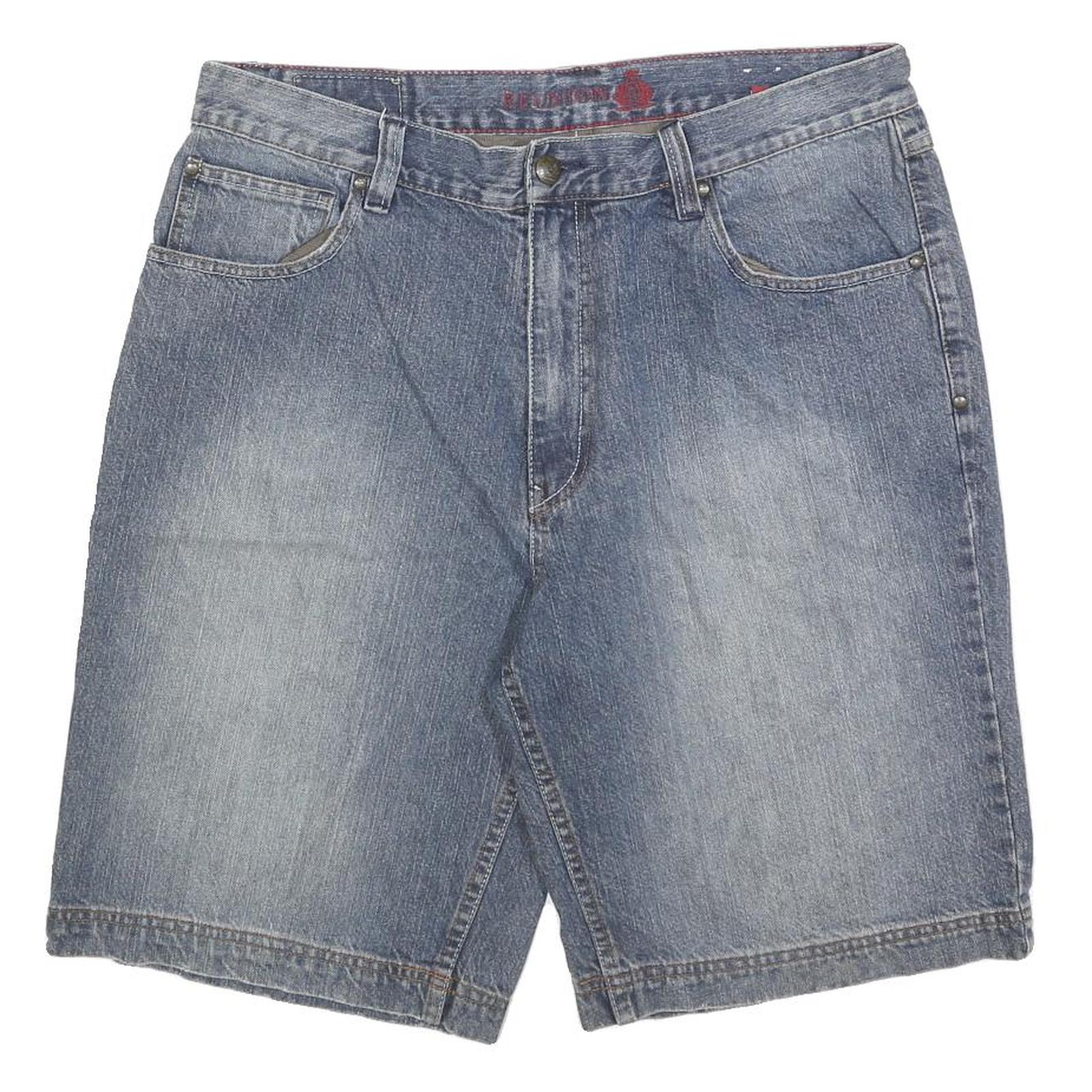 Buy REUNION Mens Denim Blue Casual Shorts L W36 Cotton Blend Relaxed Fit Refurbished - $18.19 REUNION Mens Denim Blue Casual Shorts L W36 Cotton Blend Relaxed Fit Refurbished - N/A refurbished available on Cerqular