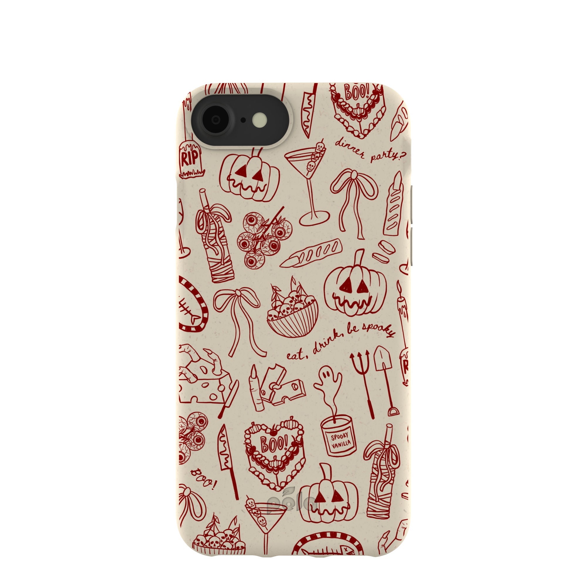 London Fog Spooky Dinner Party iPhone 6/6s/7/8/SE Case Refurbished - Pela Case refurbished available on Cerqular