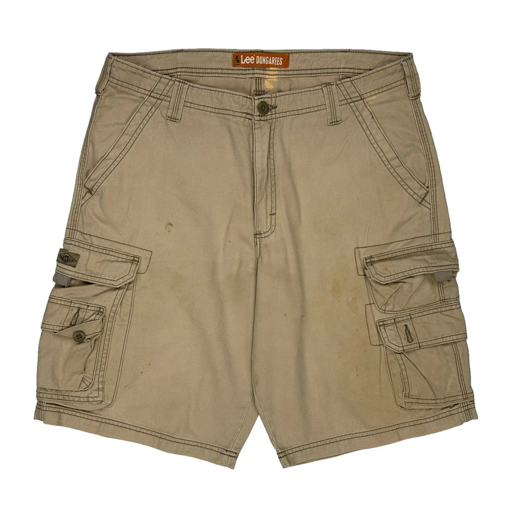Buy Lee Cargo Cargo Shorts - 34W 10L Beige Cotton Refurbished - $45.55 Lee Cargo Cargo Shorts - 34W 10L Beige Cotton Refurbished - Thrifted (note: this is a term often used to describe second- refurbished available on Cerqular