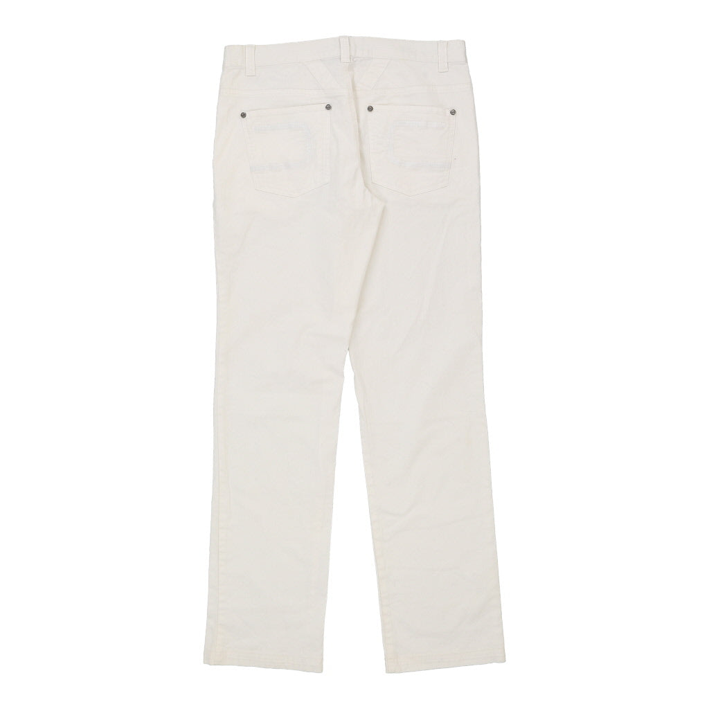 Buy Cavalli Class Jeans - 34W UK 12 White Cotton Refurbished - $14.06 Cavalli Class Jeans - 34W UK 12 White Cotton Refurbished - Thrifted (note: this is a term often used to describe second- refurbished available on Cerqular