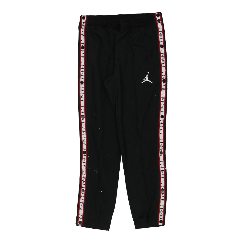 Jordan Tracksuit - Small Black Polyester Refurbished - Thrifted (note: this is a term often used to describe second- refurbished available on Cerqular