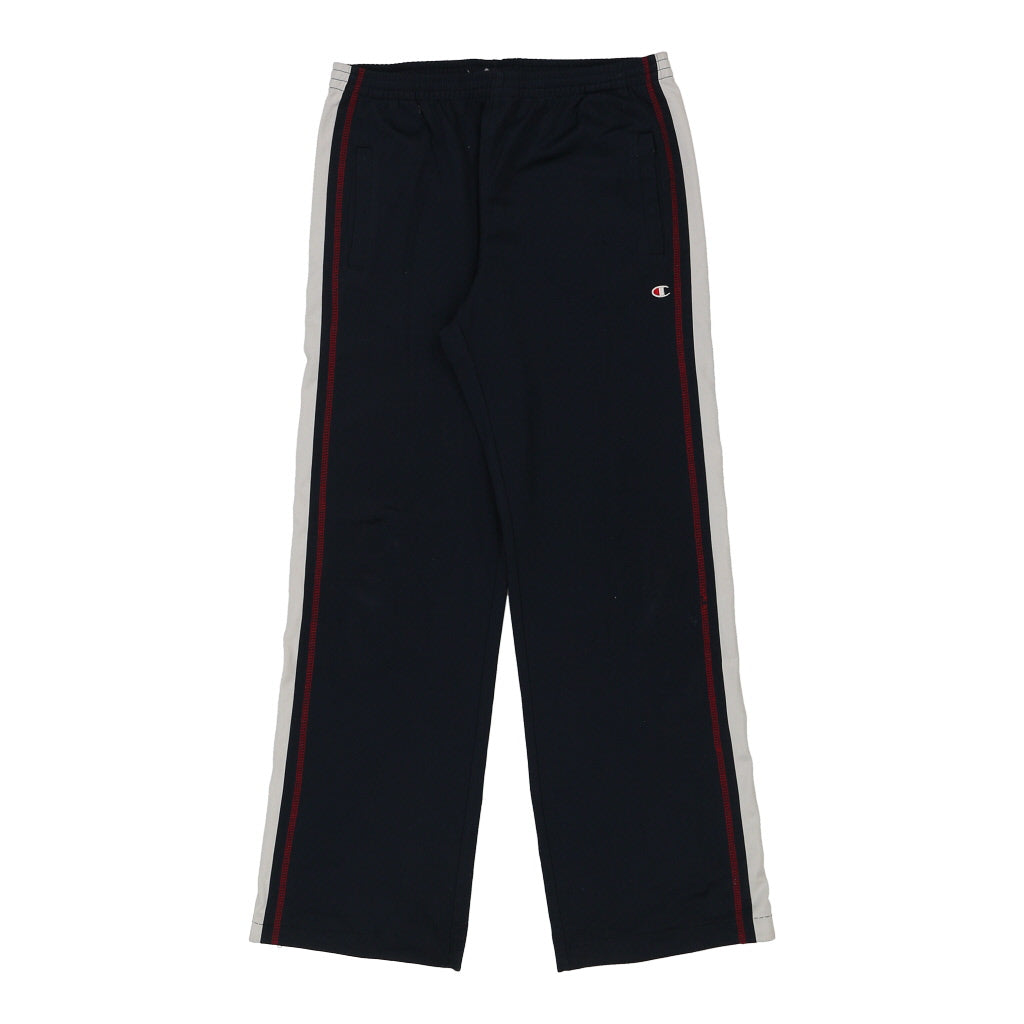 Age 13-14 Champion Tracksuit - XL Navy Polyester Refurbished - Thrifted (note: this is a term often used to describe second- refurbished available on Cerqular