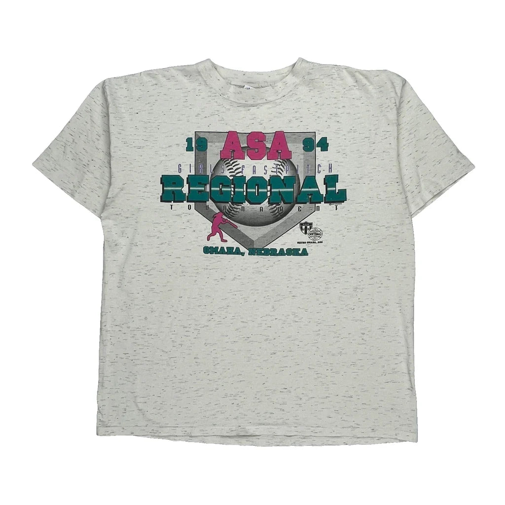 Buy Asa Regional Tournament H.L.Miller Single Stitch T-Shirt - XL White Cotton Refurbished - $29.47 Asa Regional Tournament H.L.Miller Single Stitch T-Shirt - XL White Cotton Refurbished - Thrifted (note: this is a term often used to describe second- refurbished available on Cerqular