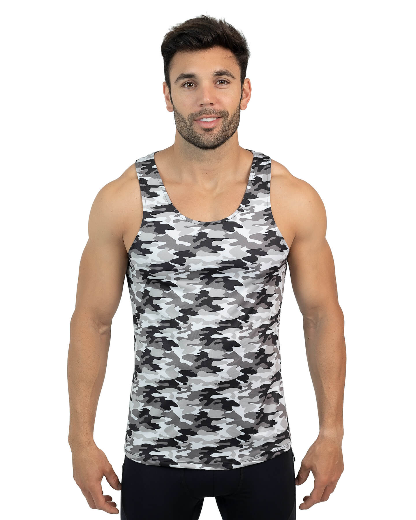 Gray Camo Tank Top | Size: S | Color: Gray Camo Refurbished - Matador Meggings refurbished available on Cerqular