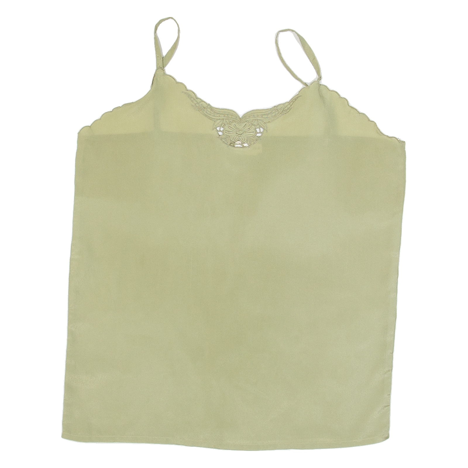 Womens Camisole Top Green V-Neck Sleeveless L Refurbished - N/A refurbished available on Cerqular