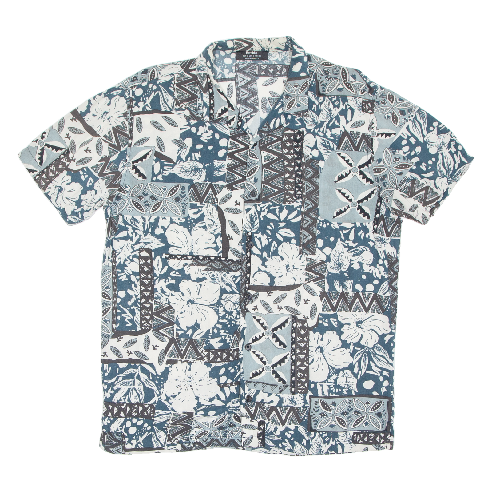 Buy BERSHKA Mens Shirt Blue Crazy Pattern S Refurbished - $18.19 BERSHKA Mens Shirt Blue Crazy Pattern S Refurbished - N/A refurbished available on Cerqular
