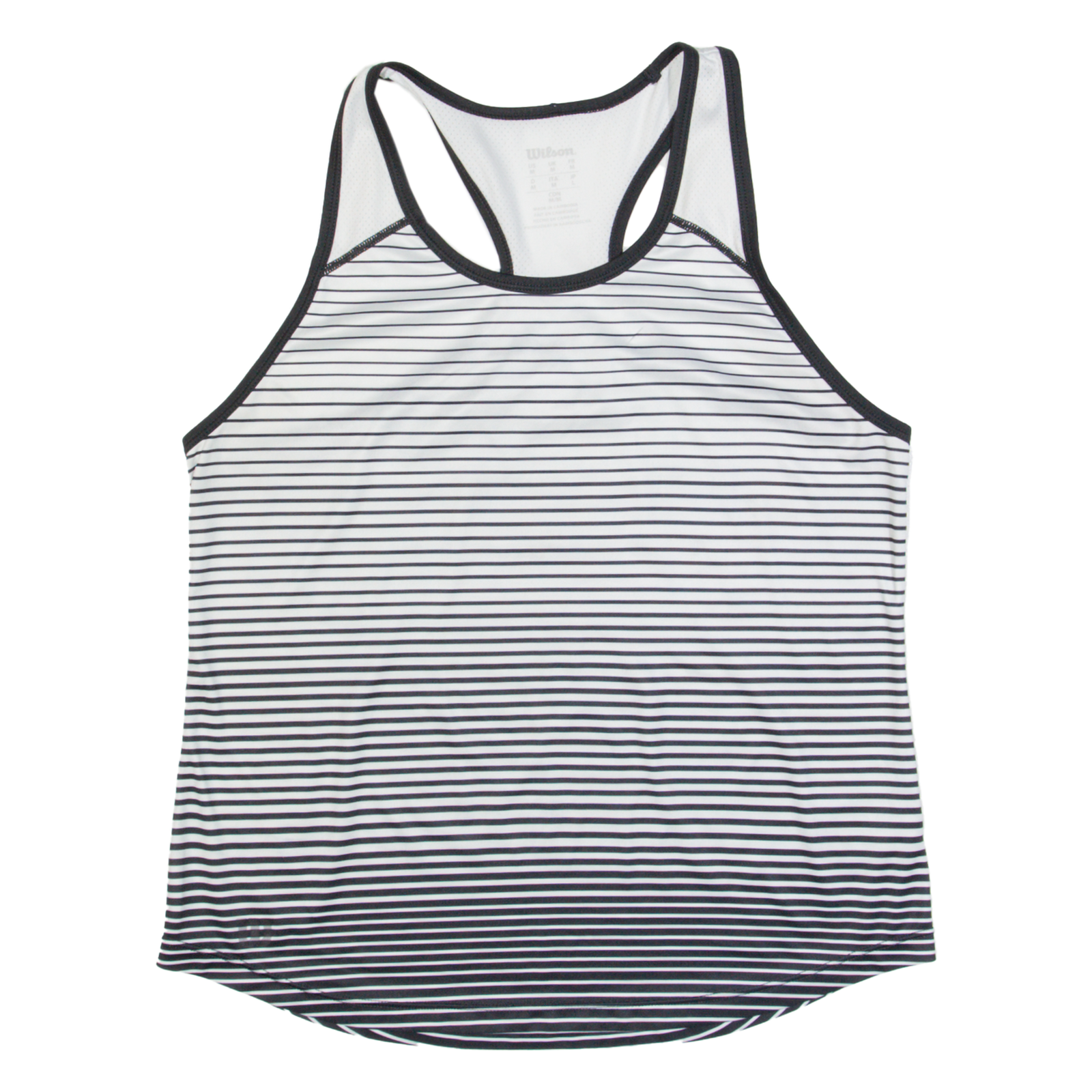 WILSON Striped Womens Vest White Sleeveless M Refurbished - N/A refurbished available on Cerqular