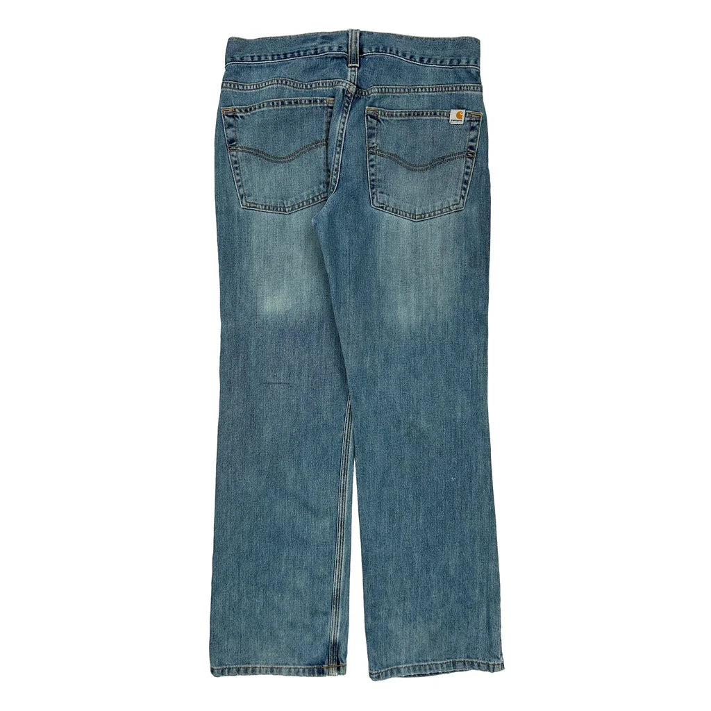 Carhartt Jeans - 30W 30L Blue Cotton Refurbished - Thrifted (note: this is a term often used to describe second- refurbished available on Cerqular