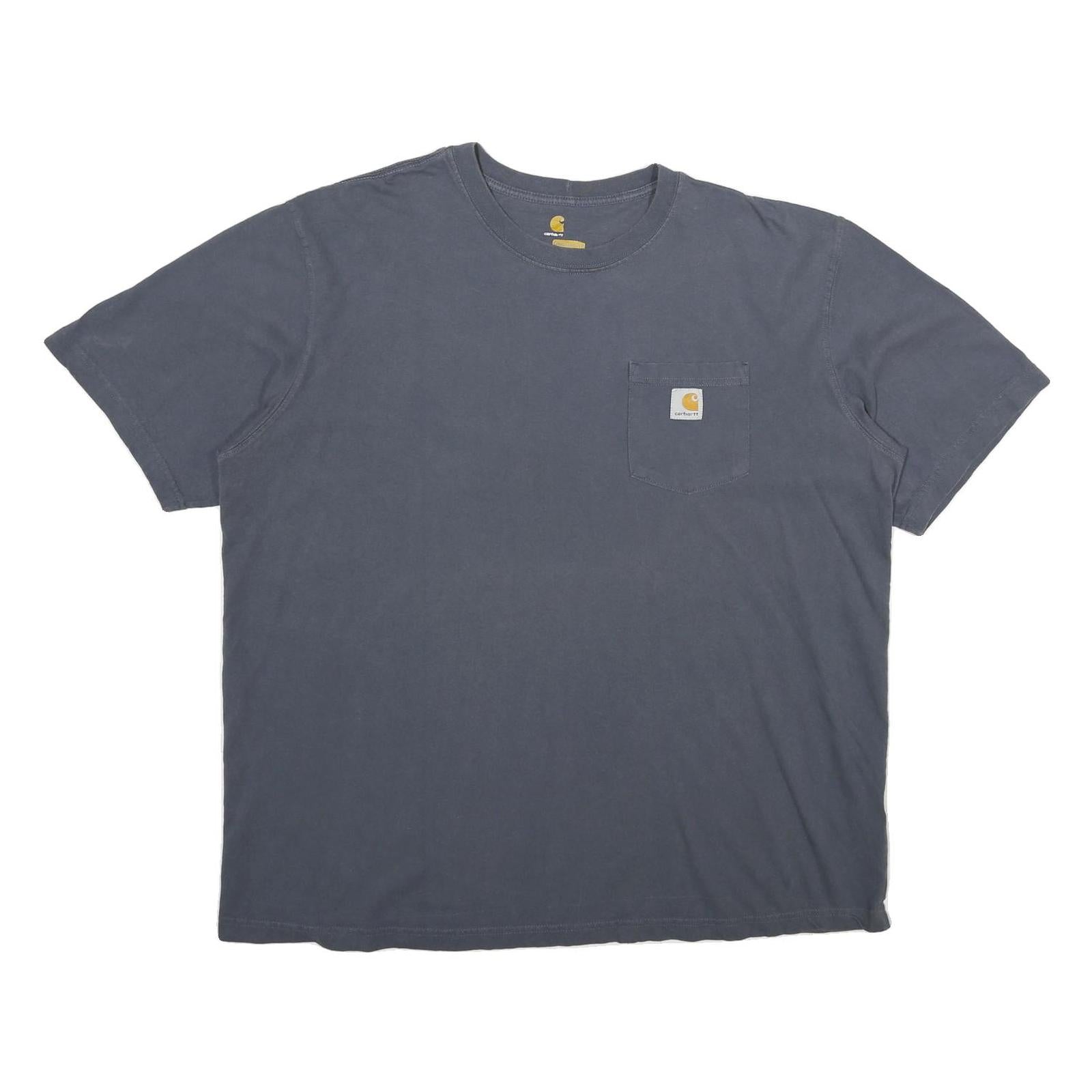 CARHARTT Mens Blue Pocket T-Shirt XL Short Sleeve Crew Neck Cotton Casual Wear Refurbished - N/A refurbished available on Cerqular