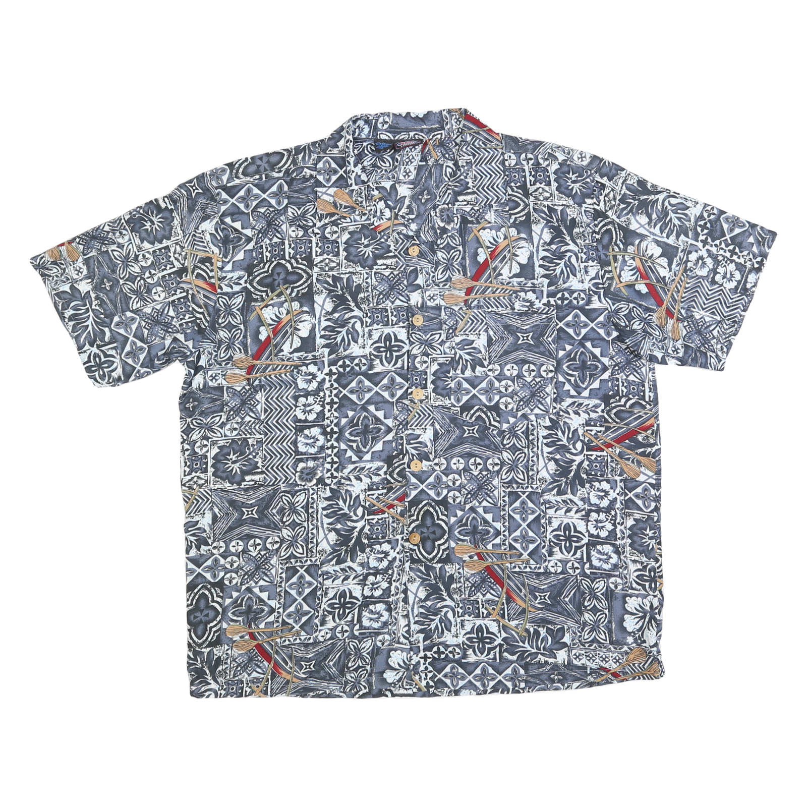Buy MAUI Mens Blue & Cream Patterned Shirt L Short Sleeve Button Casual Vacation Refurbished - $15.59 MAUI Mens Blue & Cream Patterned Shirt L Short Sleeve Button Casual Vacation Refurbished - N/A refurbished available on Cerqular