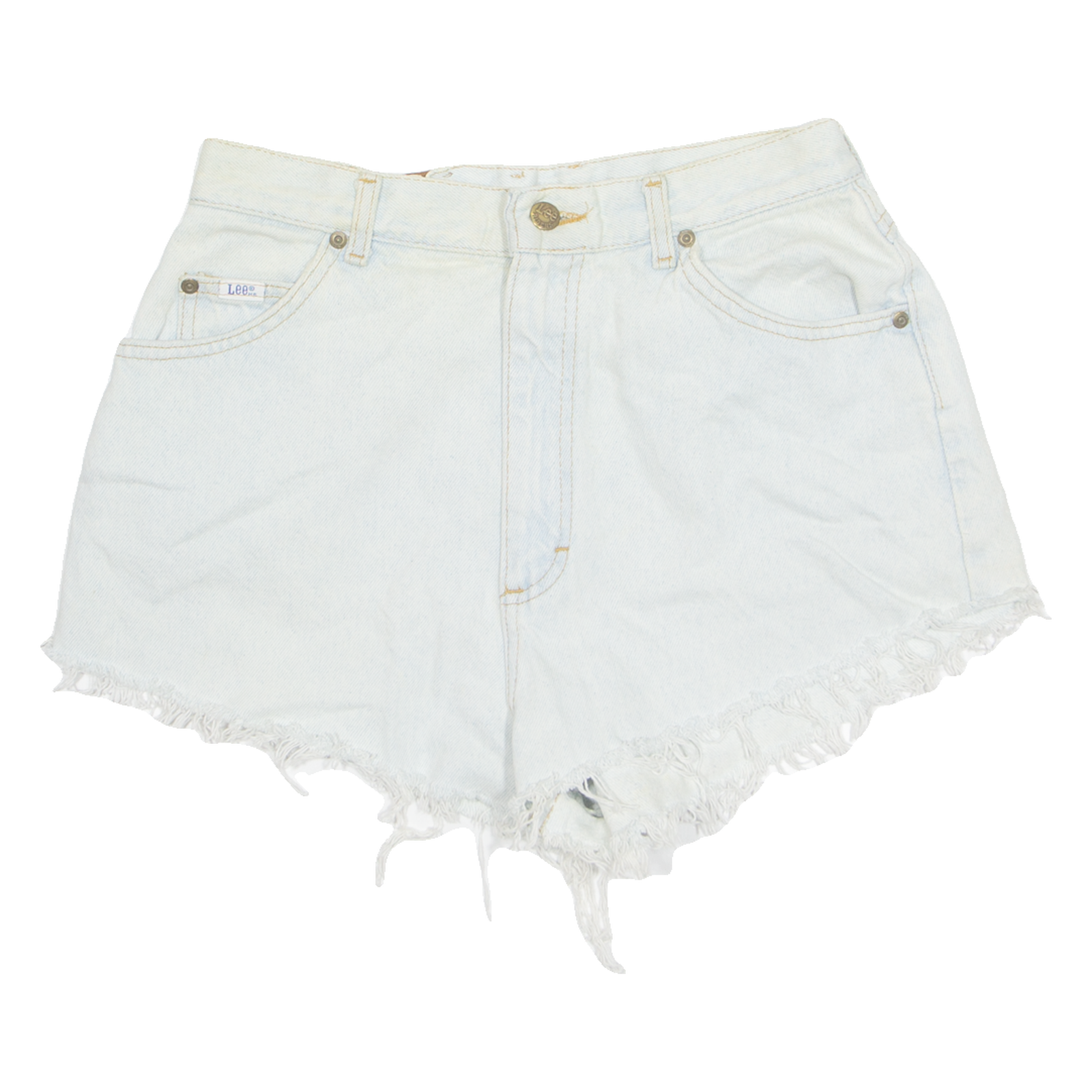 LEE Cut Off Womens Denim Shorts Blue M W29 Refurbished - N/A refurbished available on Cerqular