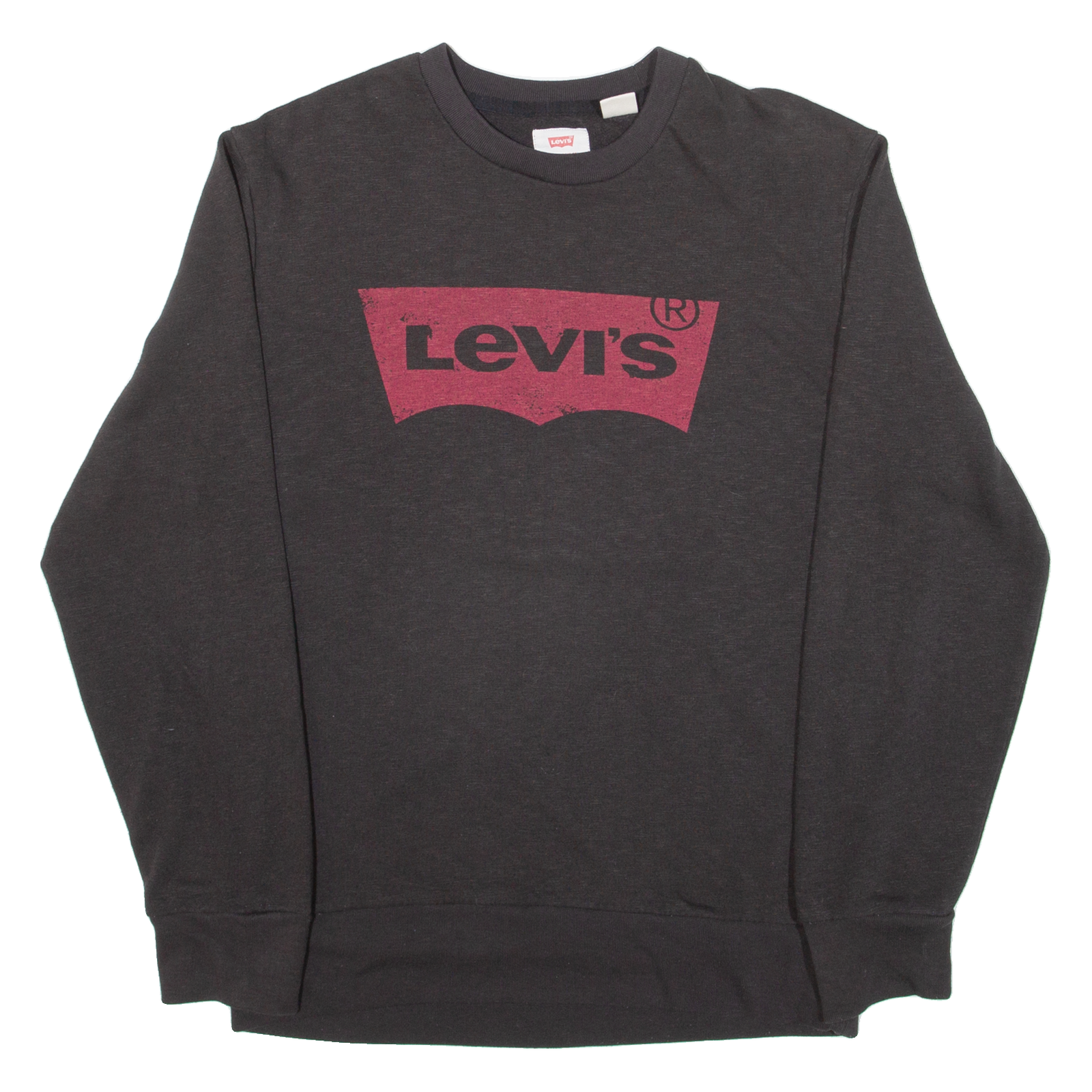 LEVI'S Mens Sweatshirt Black S Refurbished - N/A refurbished available on Cerqular