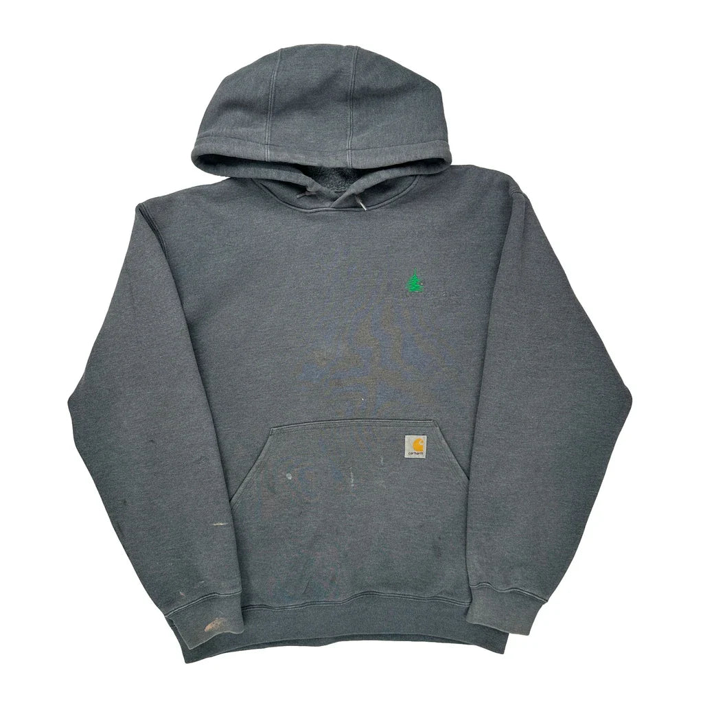 Buy Carhartt Hoodie - Medium Grey Cotton Blend Refurbished - $64.31 Carhartt Hoodie - Medium Grey Cotton Blend Refurbished - Thrifted (note: this is a term often used to describe second- refurbished available on Cerqular