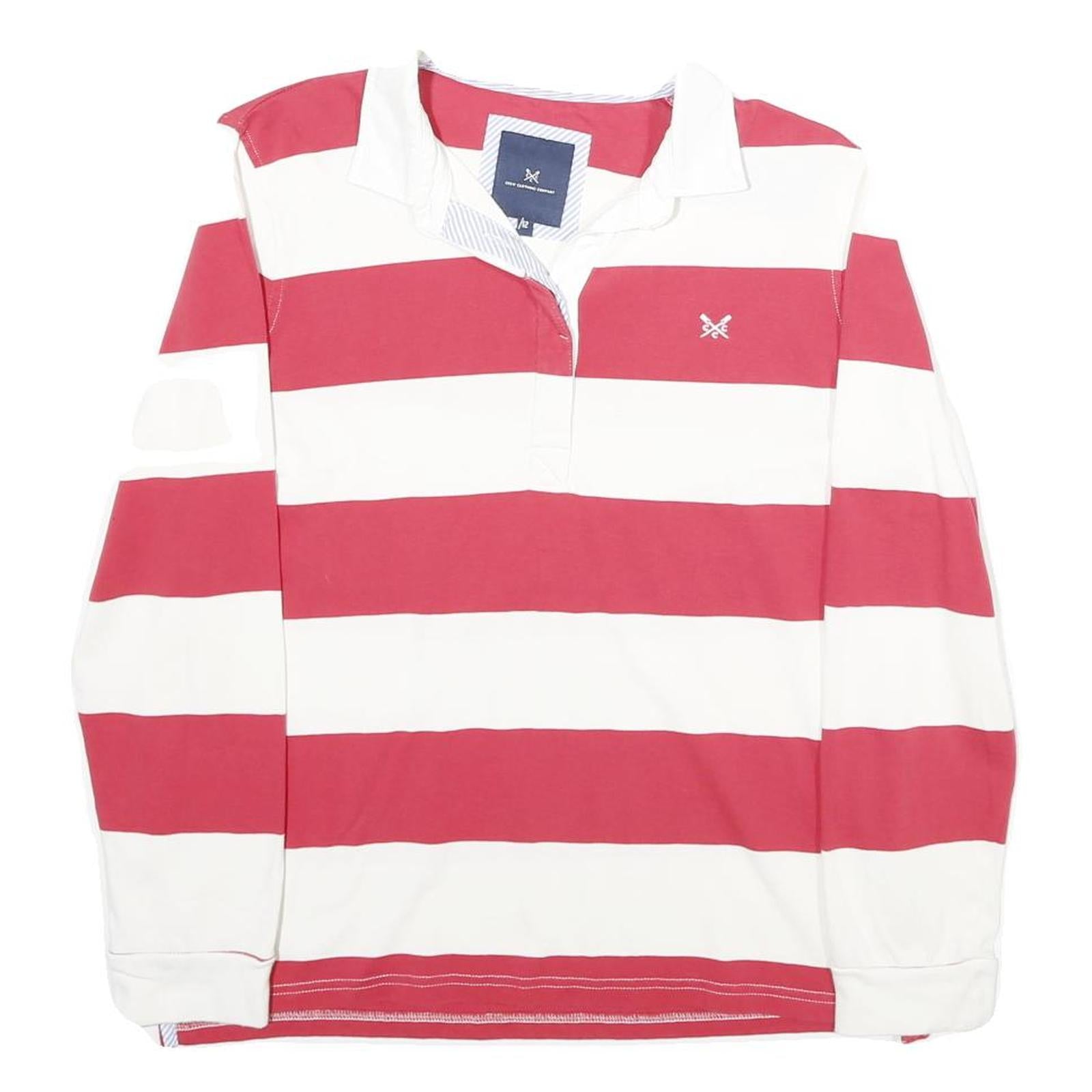Buy CREW CLOTHING Womens Red & White Striped Long Sleeve Rugby Polo Shirt UK 12 Refurbished - $53.29 CREW CLOTHING Womens Red & White Striped Long Sleeve Rugby Polo Shirt UK 12 Refurbished - N/A refurbished available on Cerqular