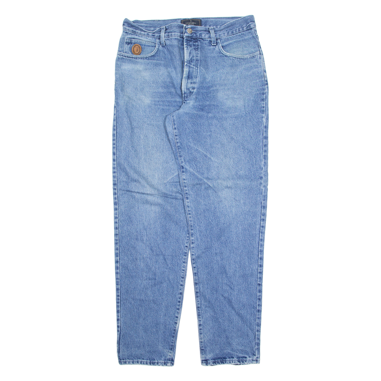 TRUSSARDI JEANS Mens Jeans Blue Regular Tapered W34 L34 Refurbished - N/A refurbished available on Cerqular