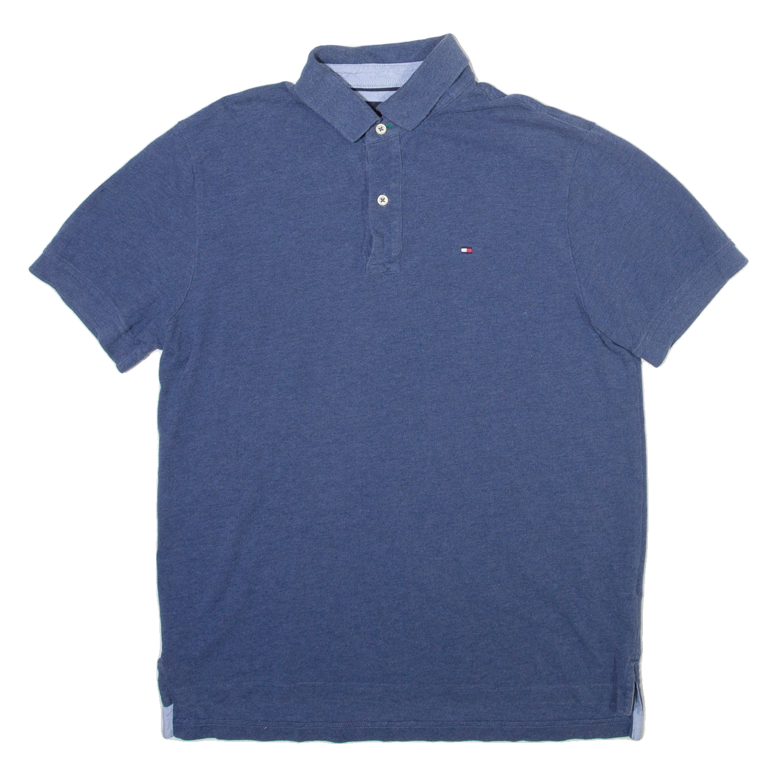 TOMMY HILFIGER Mens Polo Shirt Blue M Refurbished - N/A refurbished available on Cerqular