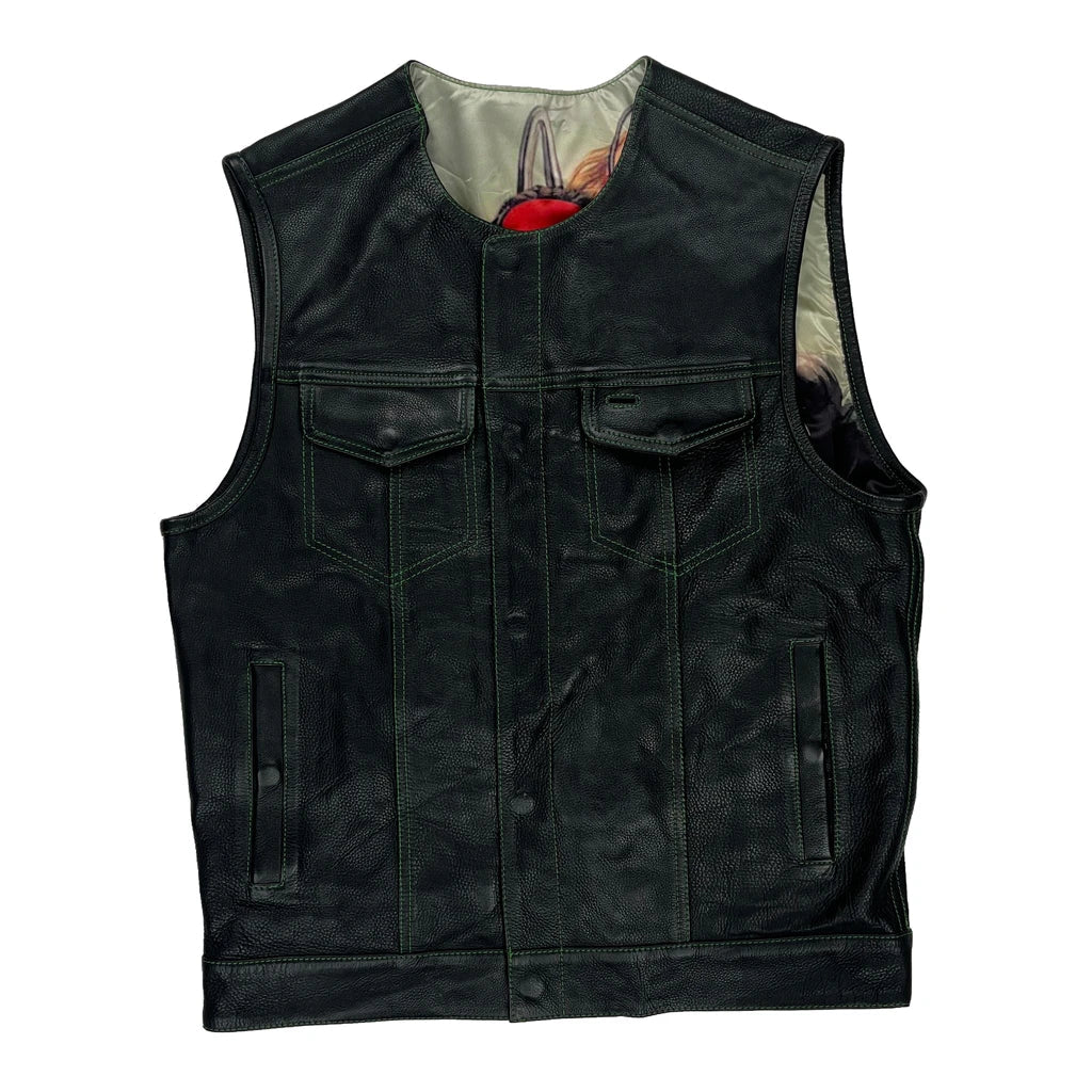 Buy Unbranded Gilet - Large Black Leather Refurbished - $84.41 Unbranded Gilet - Large Black Leather Refurbished - Thrifted (note: this is a term often used to describe second- refurbished available on Cerqular