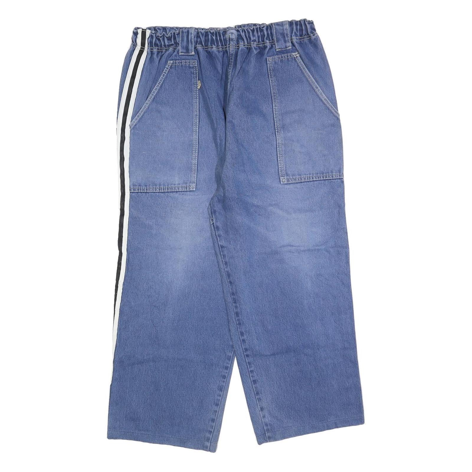ROSKY Womens Blue Relaxed Straight Denim Medium W32 L26 Casual Sports Stripe Refurbished - N/A refurbished available on Cerqular