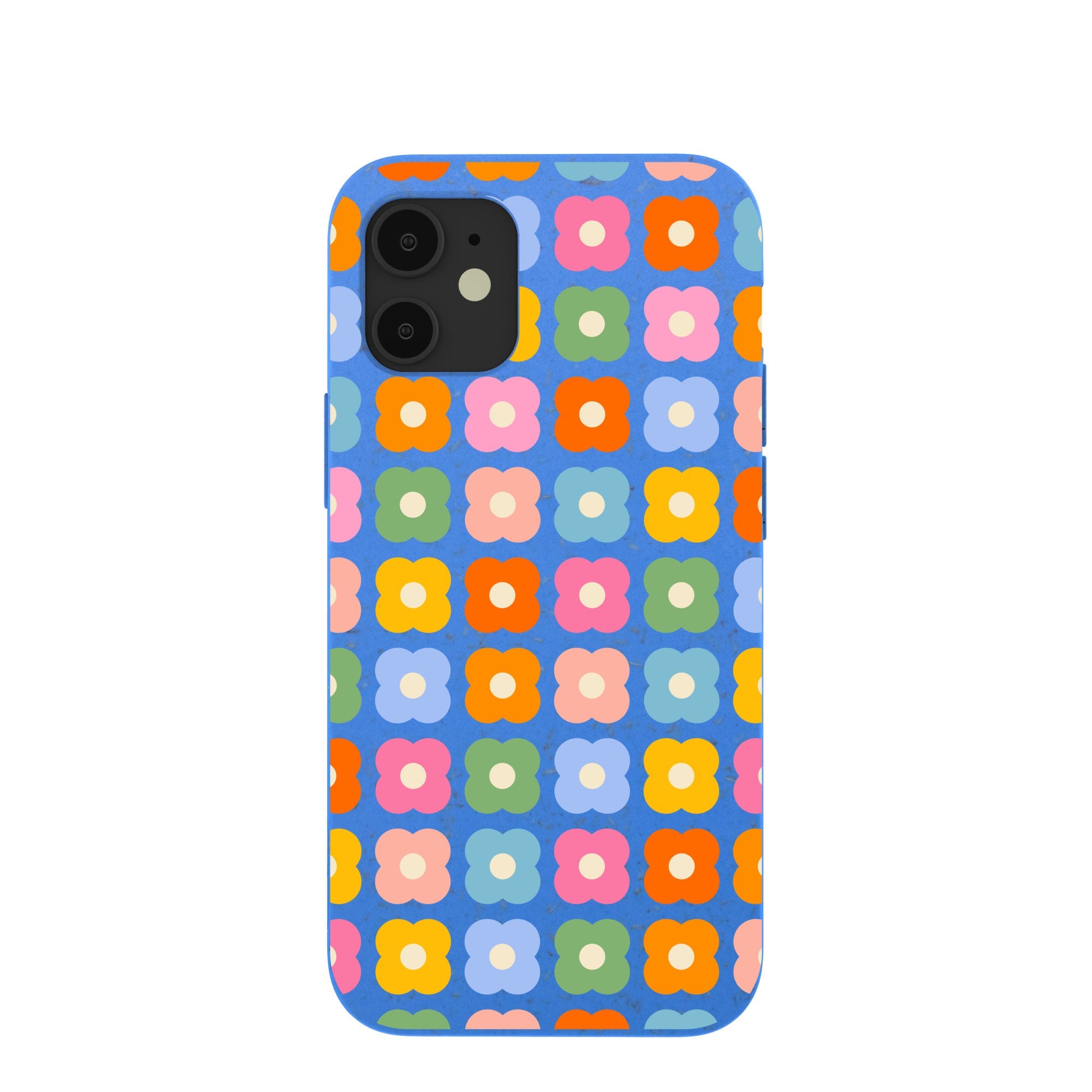Buy Electric Blue Petal Pop iPhone 12 Mini Case Refurbished - $52.00 Electric Blue Petal Pop iPhone 12 Mini Case Refurbished - Pela Case refurbished available on Cerqular