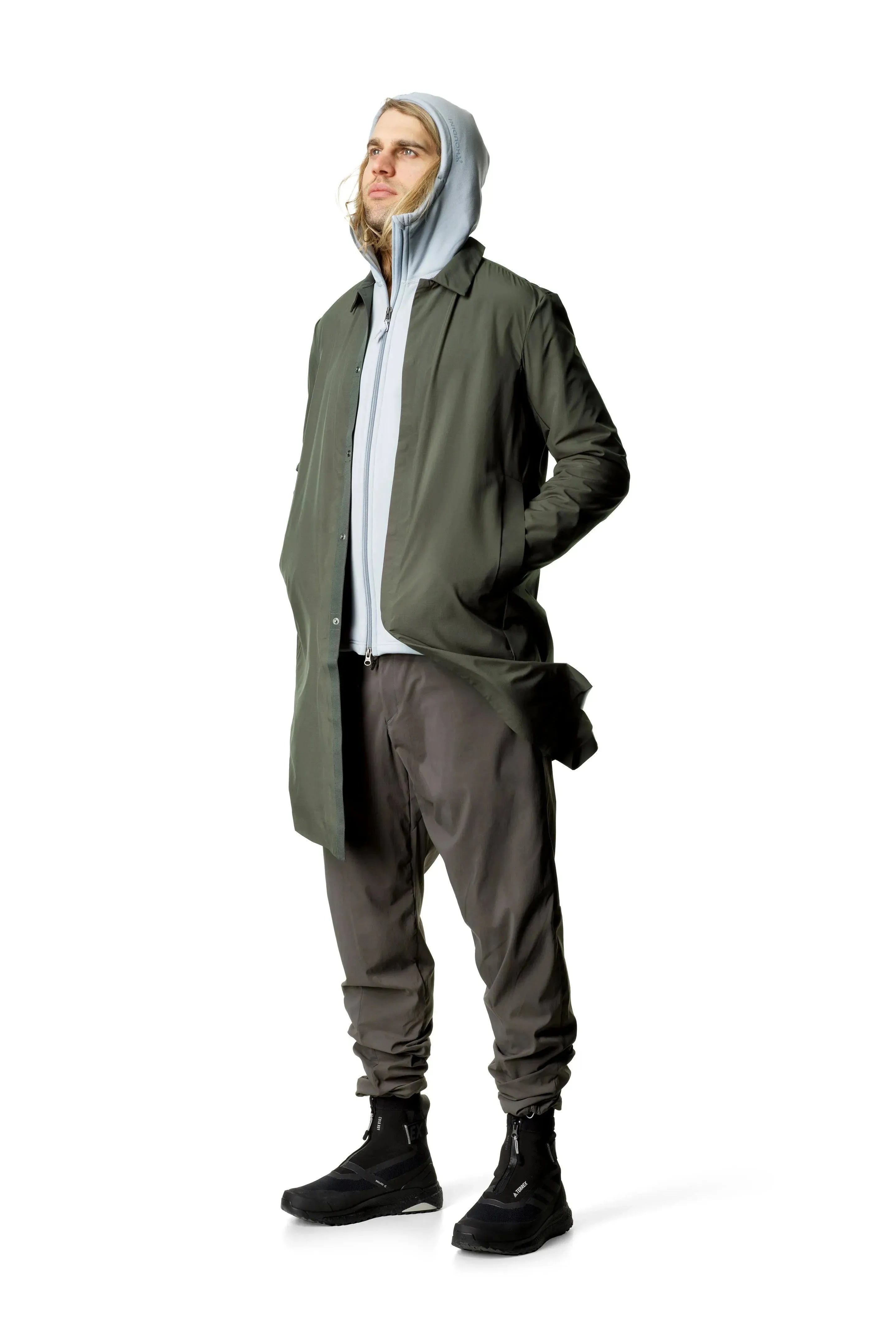 Buy M's Nomad Parka | Color: baremark green | Size: XS Refurbished - $300.00 M's Nomad Parka | Color: baremark green | Size: XS Refurbished - Houdini Sportswear refurbished available on Cerqular
