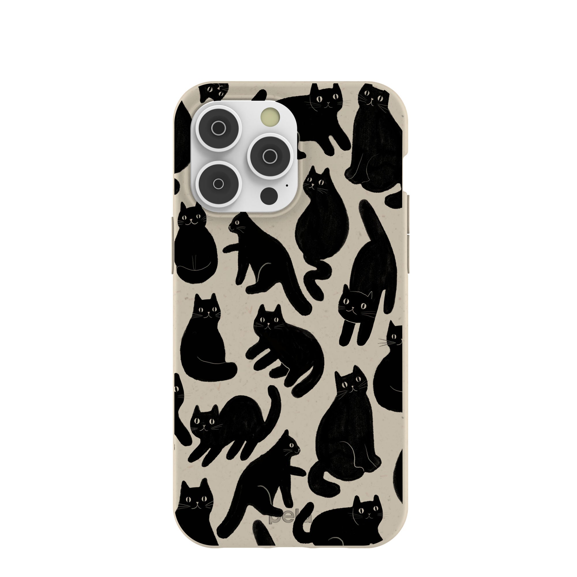 London Fog Night Meowers iPhone 14 Pro Max Case Refurbished - Pela Case refurbished available on Cerqular