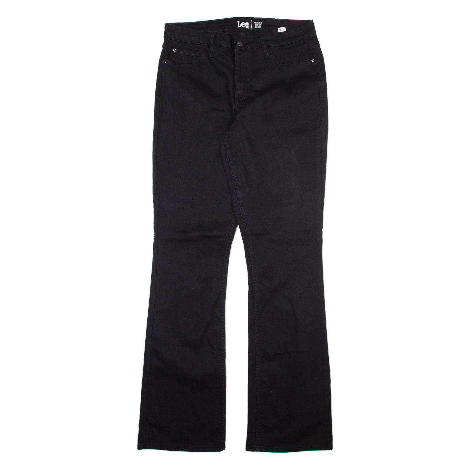 LEE Womens Trousers Black Regular Bootcut W31 L34 Refurbished - N/A refurbished available on Cerqular